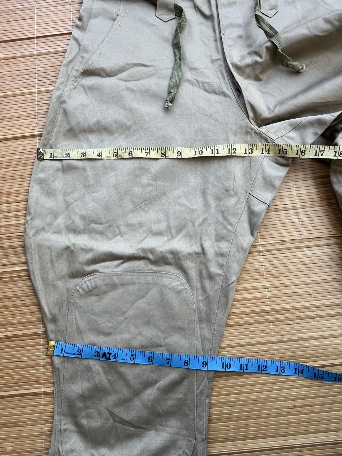 Vintage Vtg 60s Japanese work pants inspired IJA 40s riding pants Size US 35 - 18 Thumbnail