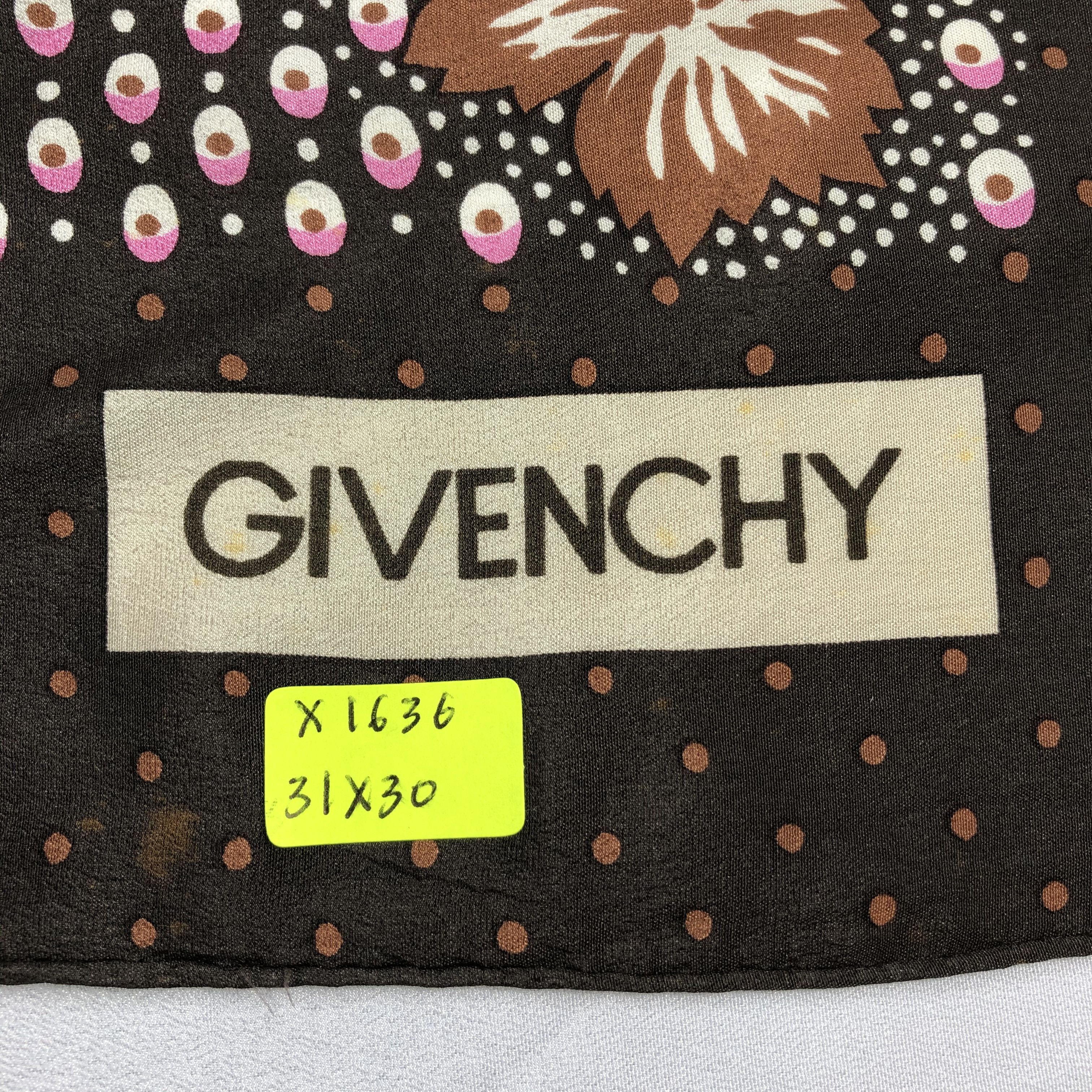 Vintage Vintage Givenchy Silk Scarf Size ONE SIZE - 6 Thumbnail