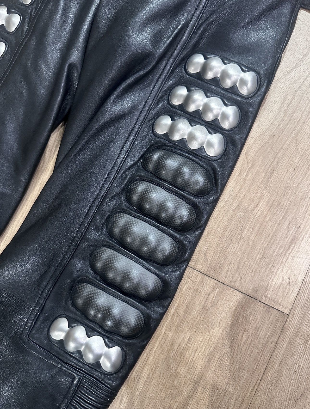 Yasuyuki Ishii Yasuyuki ishii Leather Biker Pants Size US 33 - 7 Thumbnail