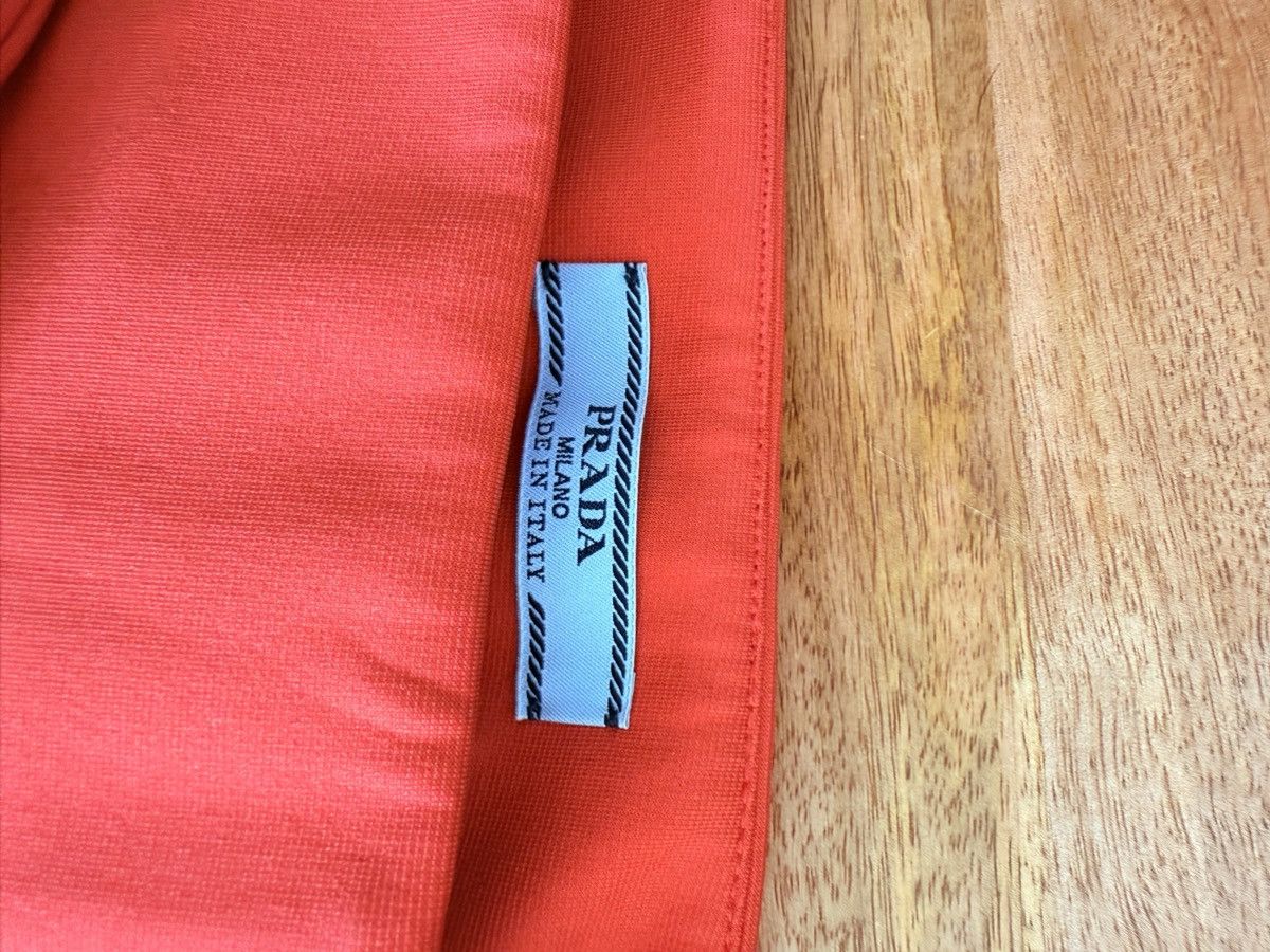 Prada Prada girdle skirt in Orange Size 28" / US 6 / IT 42 - 6 Thumbnail