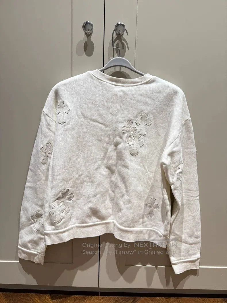 Chrome Hearts White Chrome Hearts Sweatshirt in Size S- Size US S / EU 44-46 / 1 - 1 Thumbnail