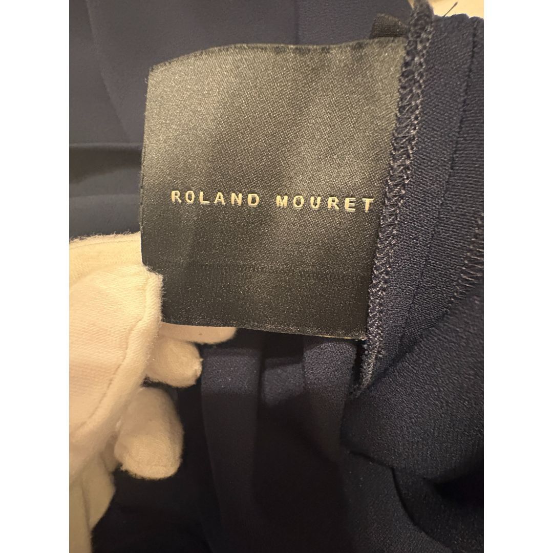 Roland Mouret Roland Mouret Blue Wide Leg High-Rise Pants – Size 2 Size 26" / US 2 / IT 38 - 12 Thumbnail
