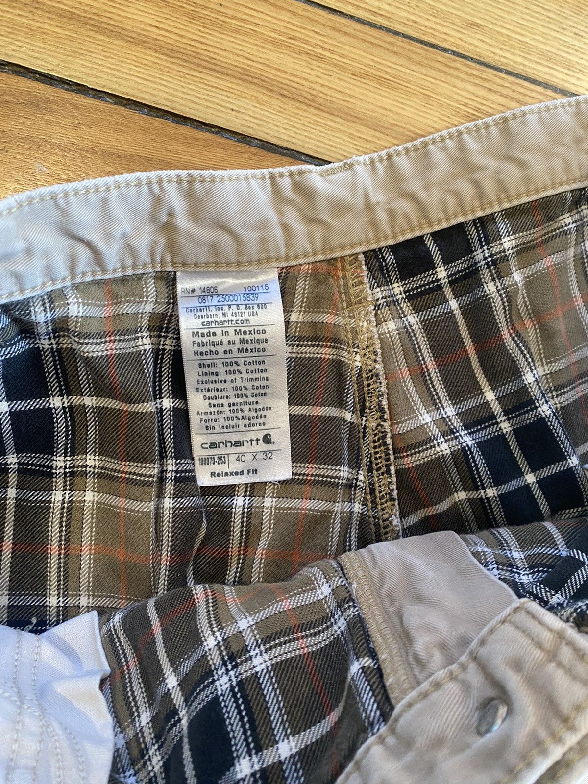 Carhartt Carhartt blanket lined distressed work pants 40-32 Size US 40 / EU 56 - 4 Thumbnail