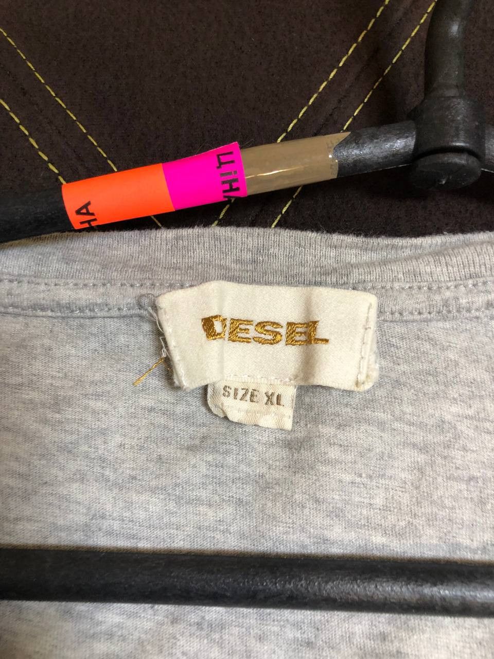 Diesel Y2K Diesel Spellout Script Logo Vintage T Shirt Rare Size US XL / EU 56 / 4 - 5 Thumbnail