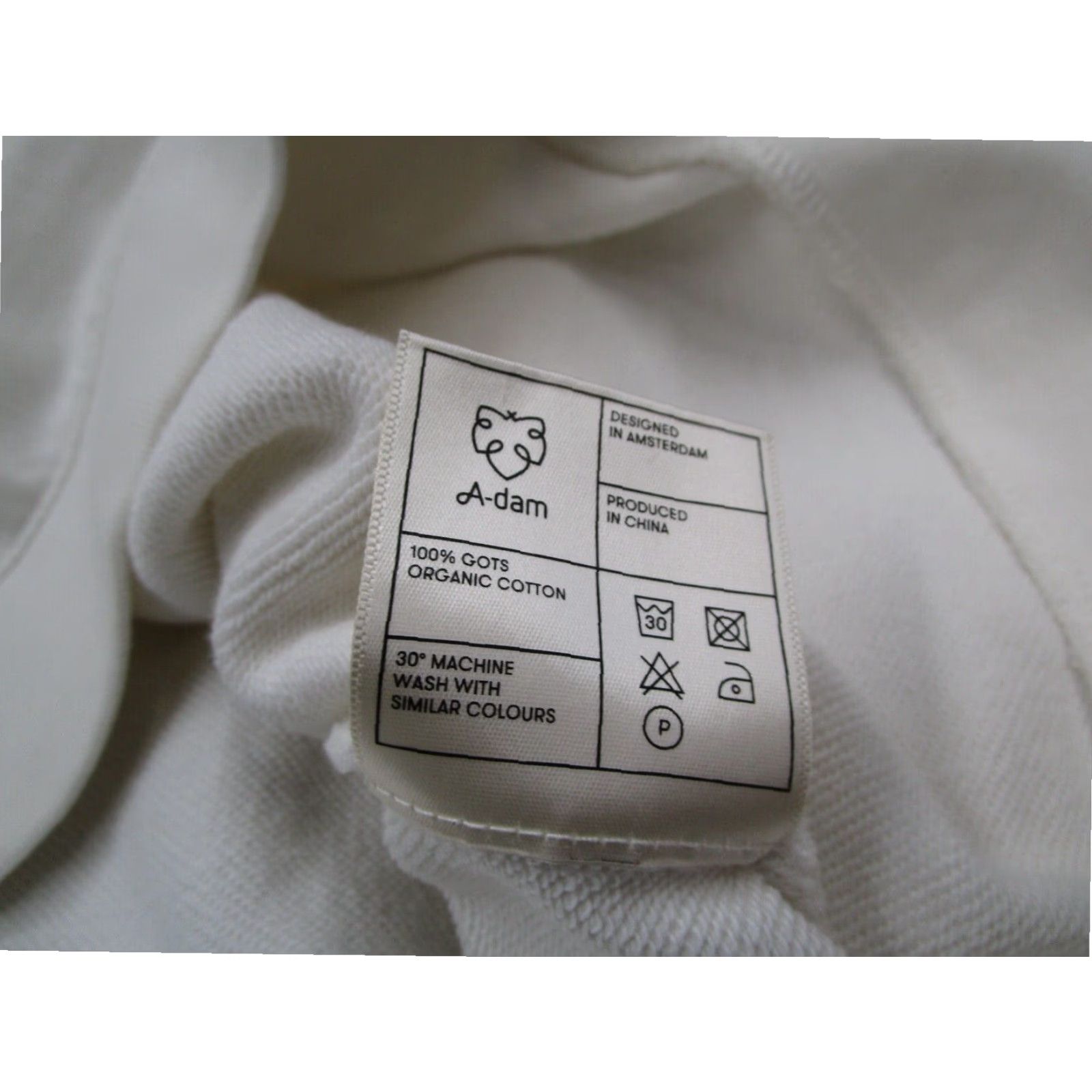 Vintage A-Dam King of Hearts White Organic Long Sleeve Pullover Sweatshirt Mens Medium Size US M / EU 48-50 / 2 - 4 Thumbnail