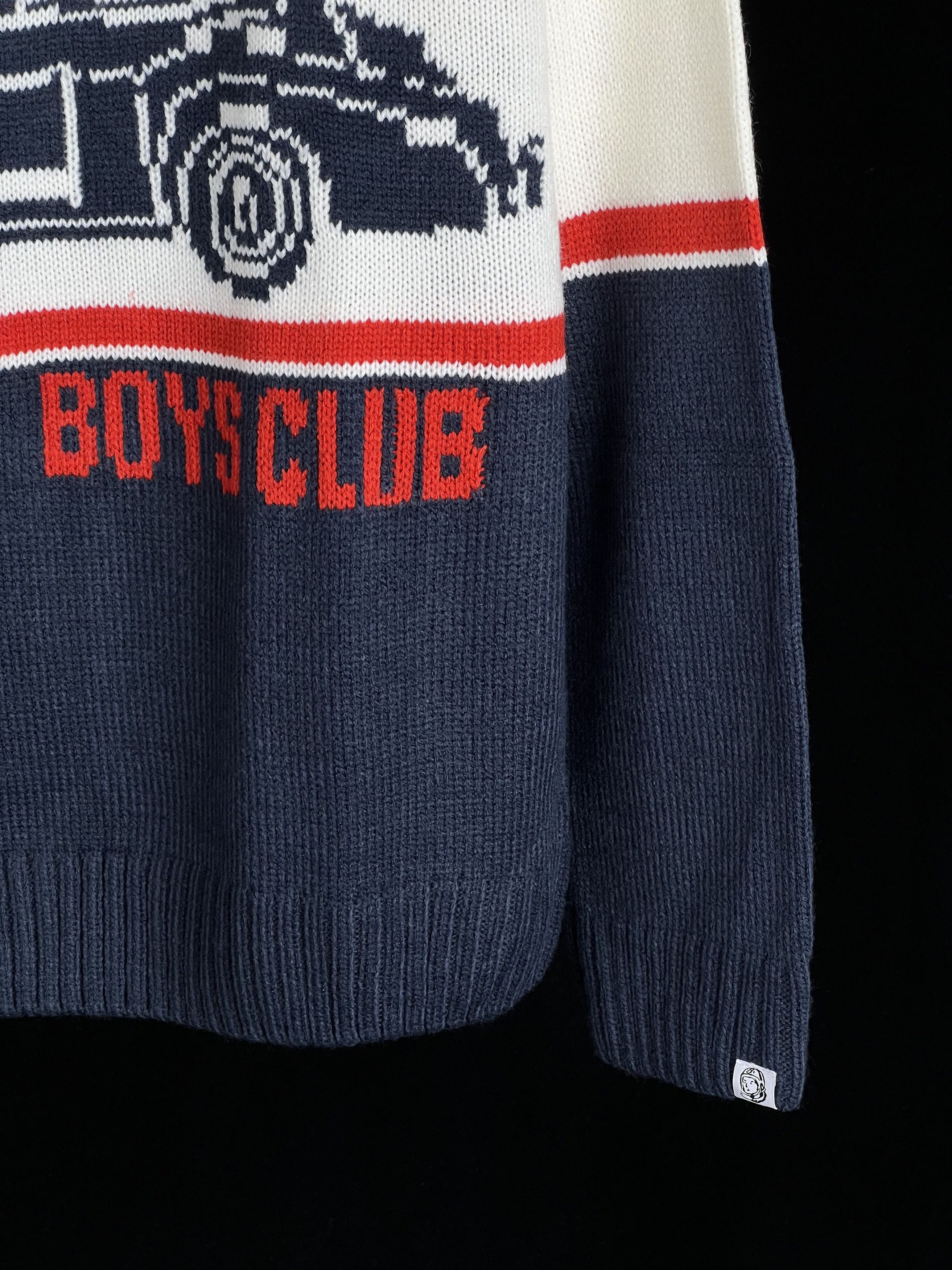 Billionaire Boys Club Brand New Vintage Car Sweater Navy Size L Size US L / EU 52-54 / 3 - 3 Thumbnail