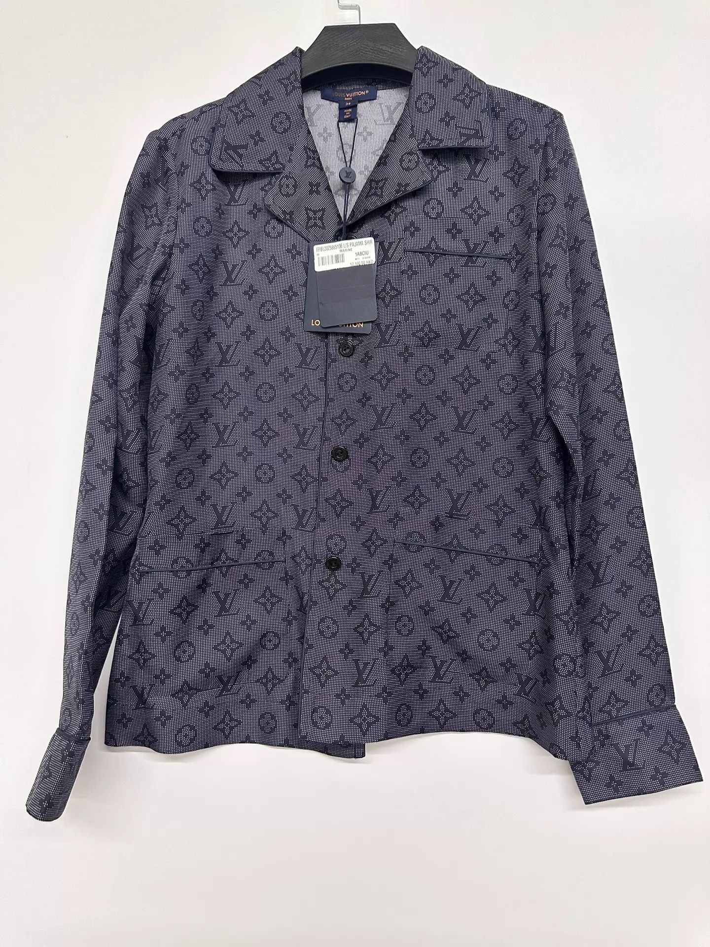 Louis Vuitton LV All Over Print Shirt 36 New with Tags Size XS / US 0-2 / IT 36-38 - 1 Thumbnail
