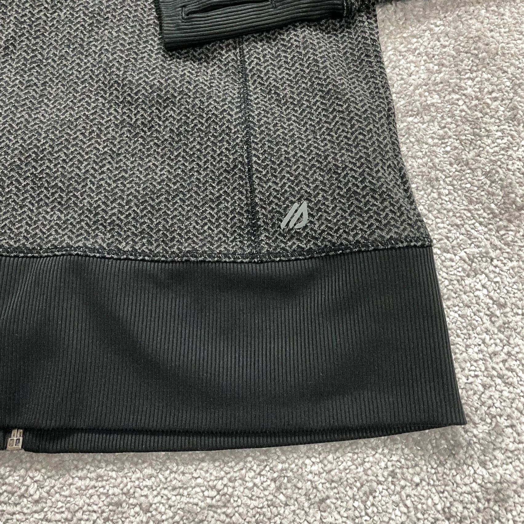 Eddie Bauer Eddie Bauer Full Zip Hoodie Sweatshirt Womens S Gray Black Fleece Thumbholes Hooded Zip Pocket Long Sleeve Size S / US 4 / IT 40 - 4 Thumbnail