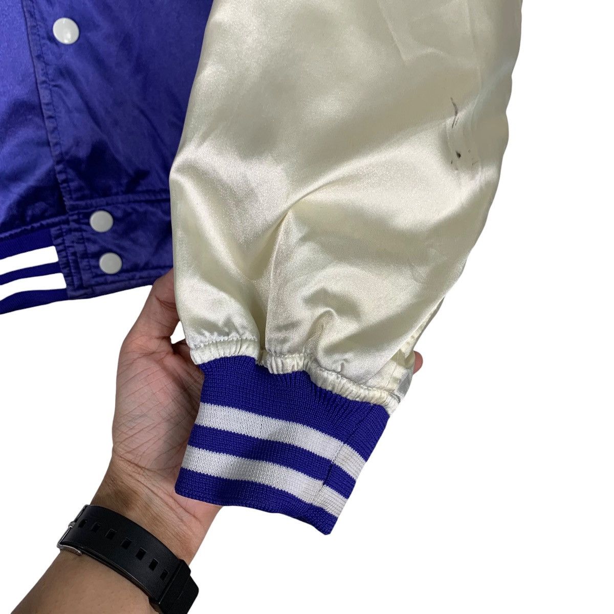 Japanese Brand NEWING Big Logo Colorblock Coach Jacket #0386-C18 Size US L / EU 52-54 / 3 - 14 Thumbnail