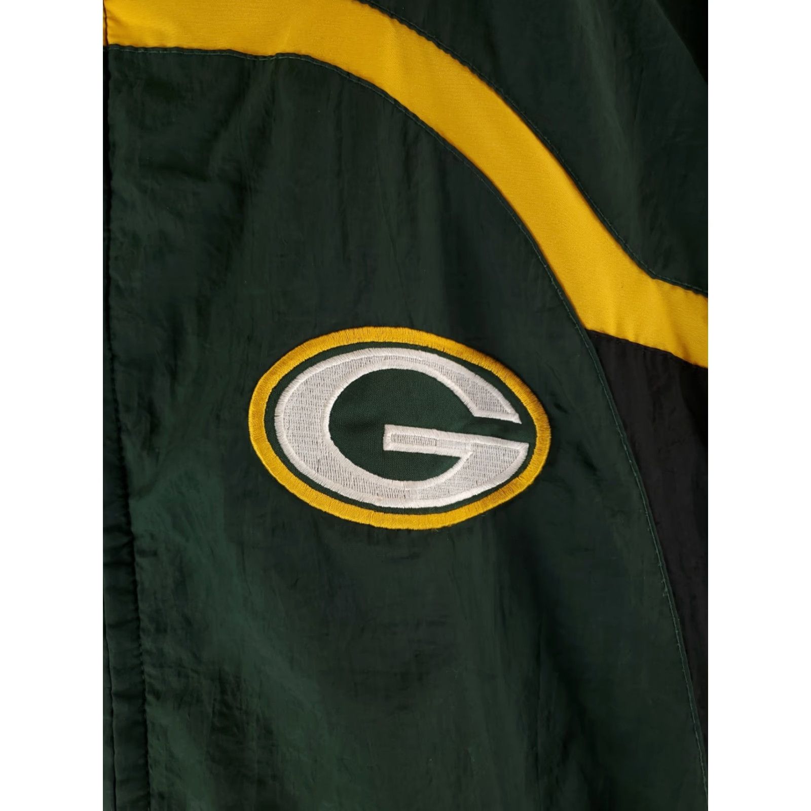 Logo Athletic VINTAGE Logo Athletic Windbreaker Jacket Green Bay Packers VTG 90s Full Zip Mens 3XL Green Size US XXL / EU 58 / 5 - 4 Thumbnail