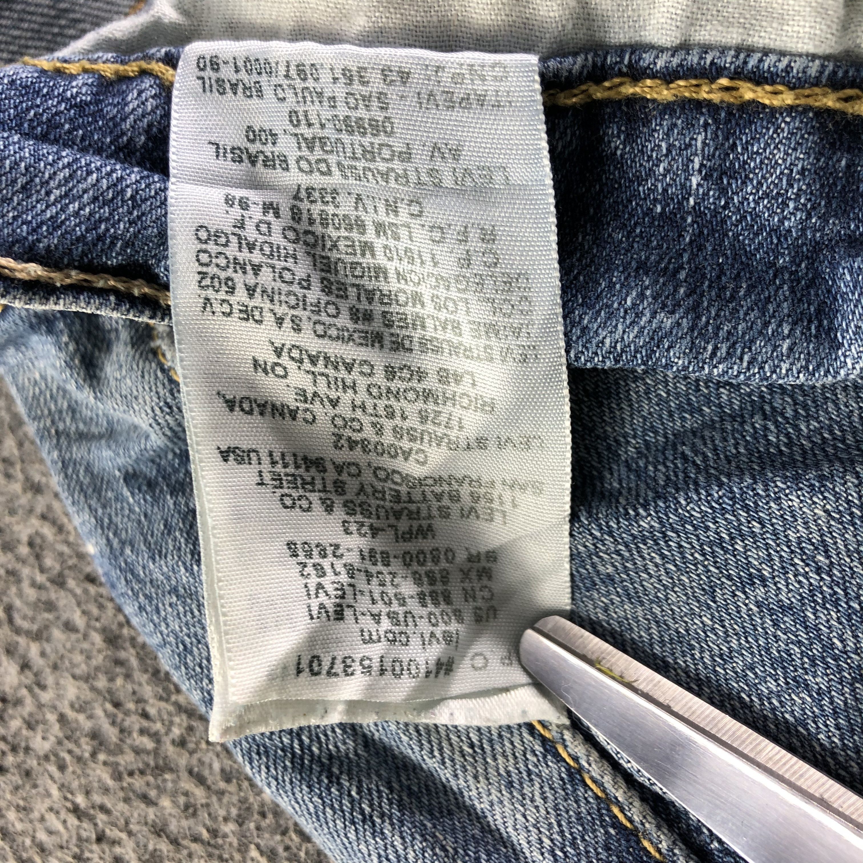 Levi's Vintage Blue Wash Levis 559 Jeans-J3305 Size US 32 / EU 48 - 11 Thumbnail
