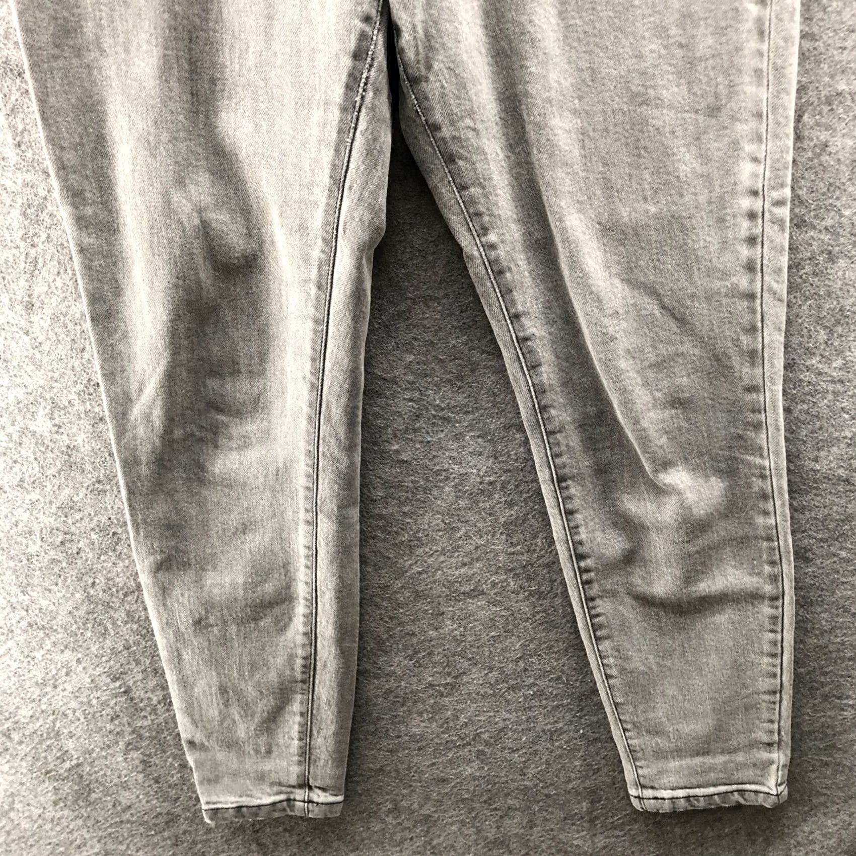 American Apparel American Apparel The Pencil Jean Skinny Womens 30 Grey Stretch High Rise Denim 5-Pocket Size 30" / US 8 / IT 44 - 4 Thumbnail