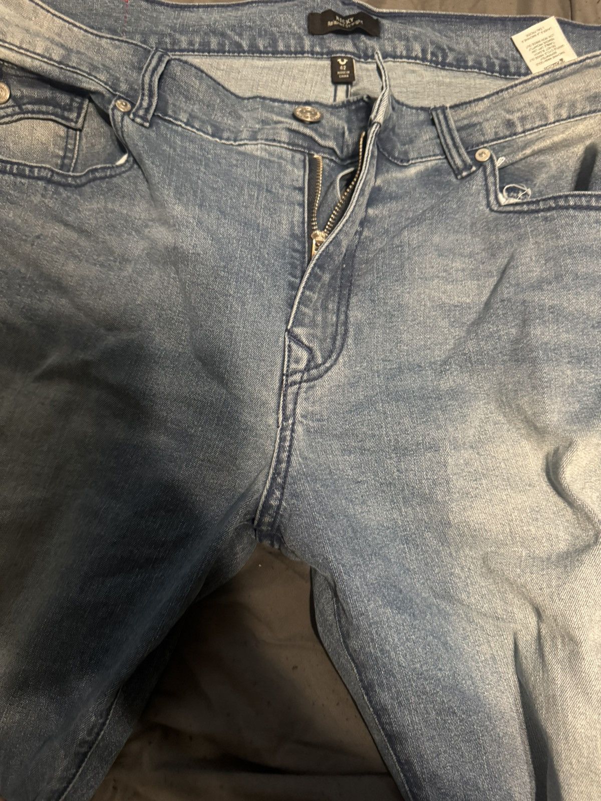 True Religion True Religion Ricky Straight Denim Size US 42 / EU 58 - 2 Thumbnail