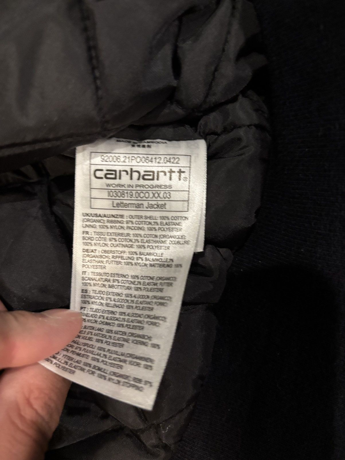 Carhartt × Carhartt Wip × Japanese Brand Carhartt WIP varsity jacket Size US S / EU 44-46 / 1 - 5 Thumbnail