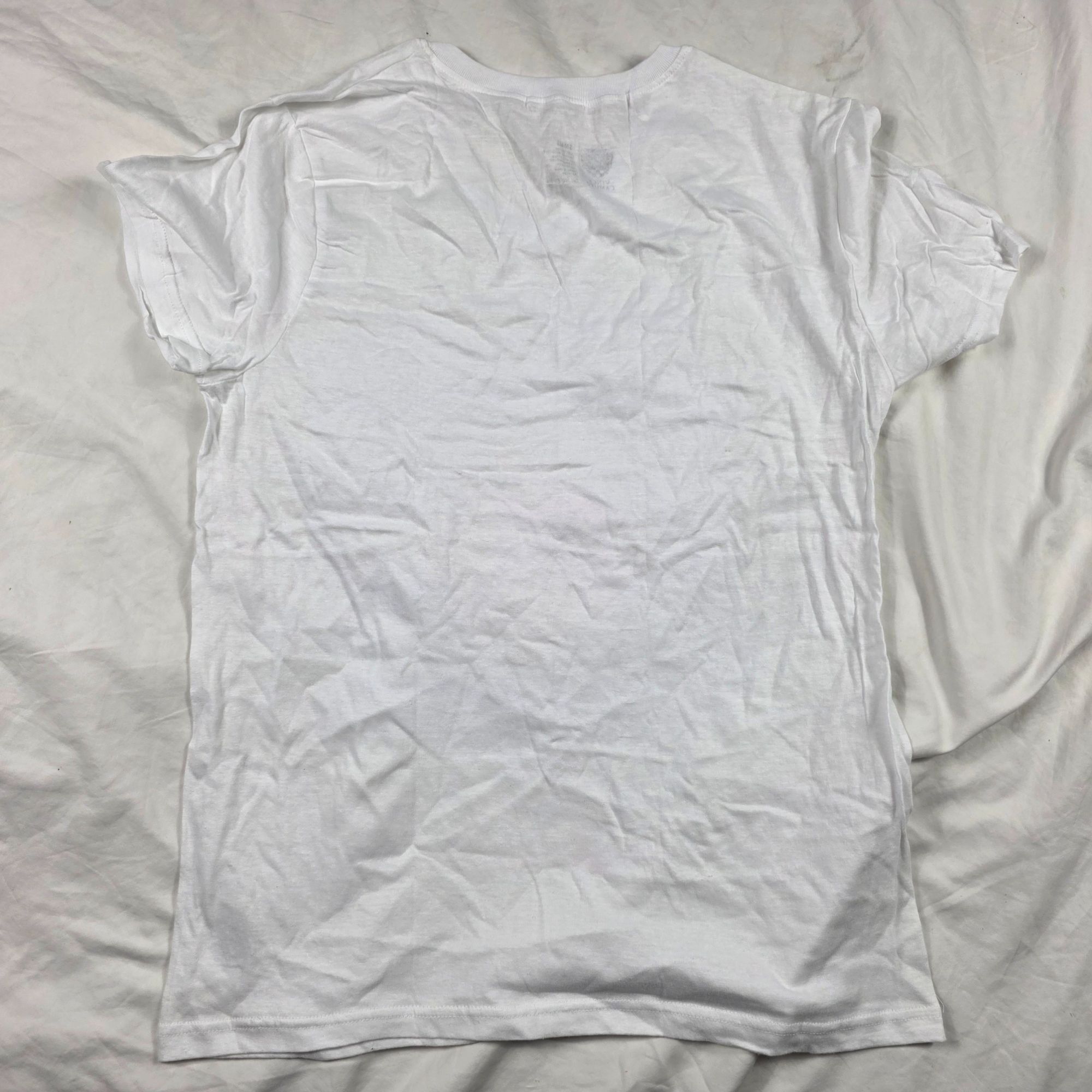Vince Camuto Vince Camuto Mens Size Small White V Neck T Shirt 100% Cotto Size US S / EU 44-46 / 1 - 2 Thumbnail