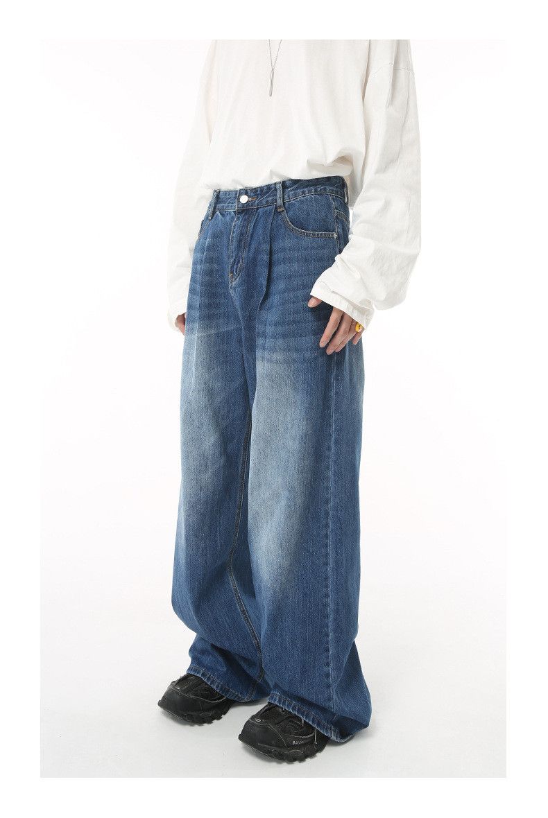 Japanese Brand Japanese style vibe distressed retro loose casual jeans Size US 32 / EU 48 - 3 Thumbnail