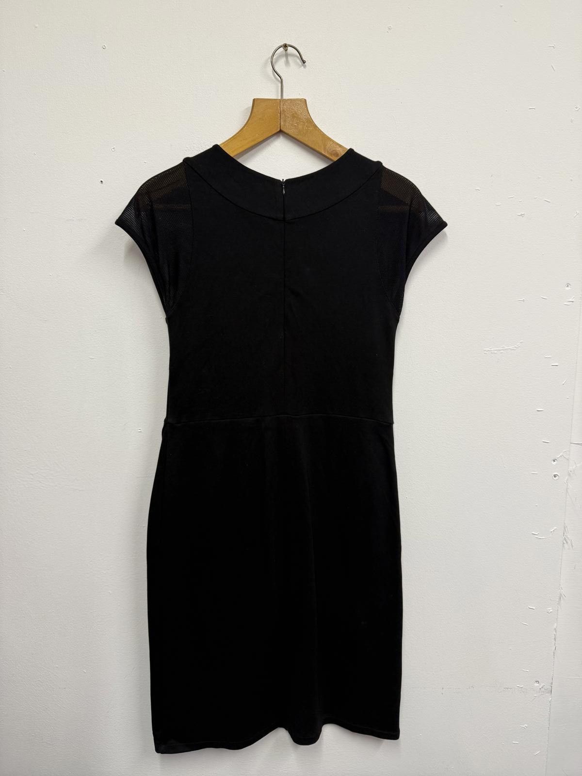 Other Karen Millen Black Sheer Panel Dress Size M / US 6-8 / IT 42-44 - 2 Thumbnail