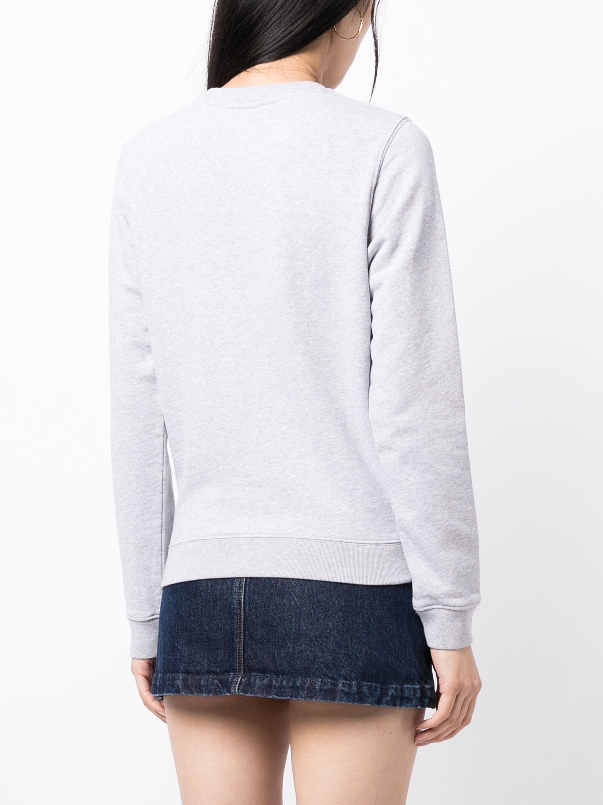 Maison Kitsune o1s22i1n0724 Crewneck Sweatshirt in Grey Size S / US 4 / IT 40 - 4 Thumbnail