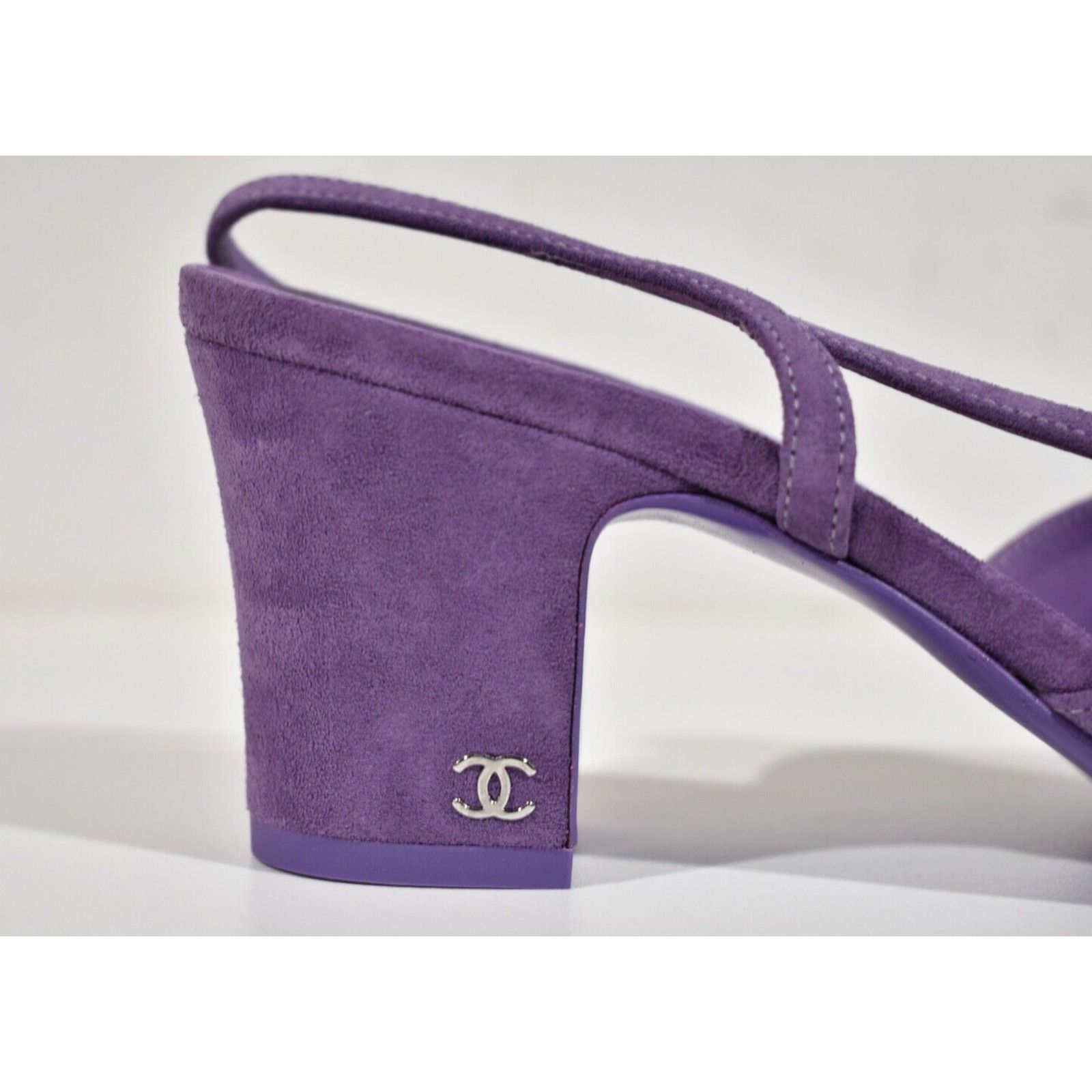 Chanel 23S Mademoiselle Coco Sling Slingback Sandal Block Heel 40.5 Size US 10.5 / IT 40.5 - 3 Thumbnail