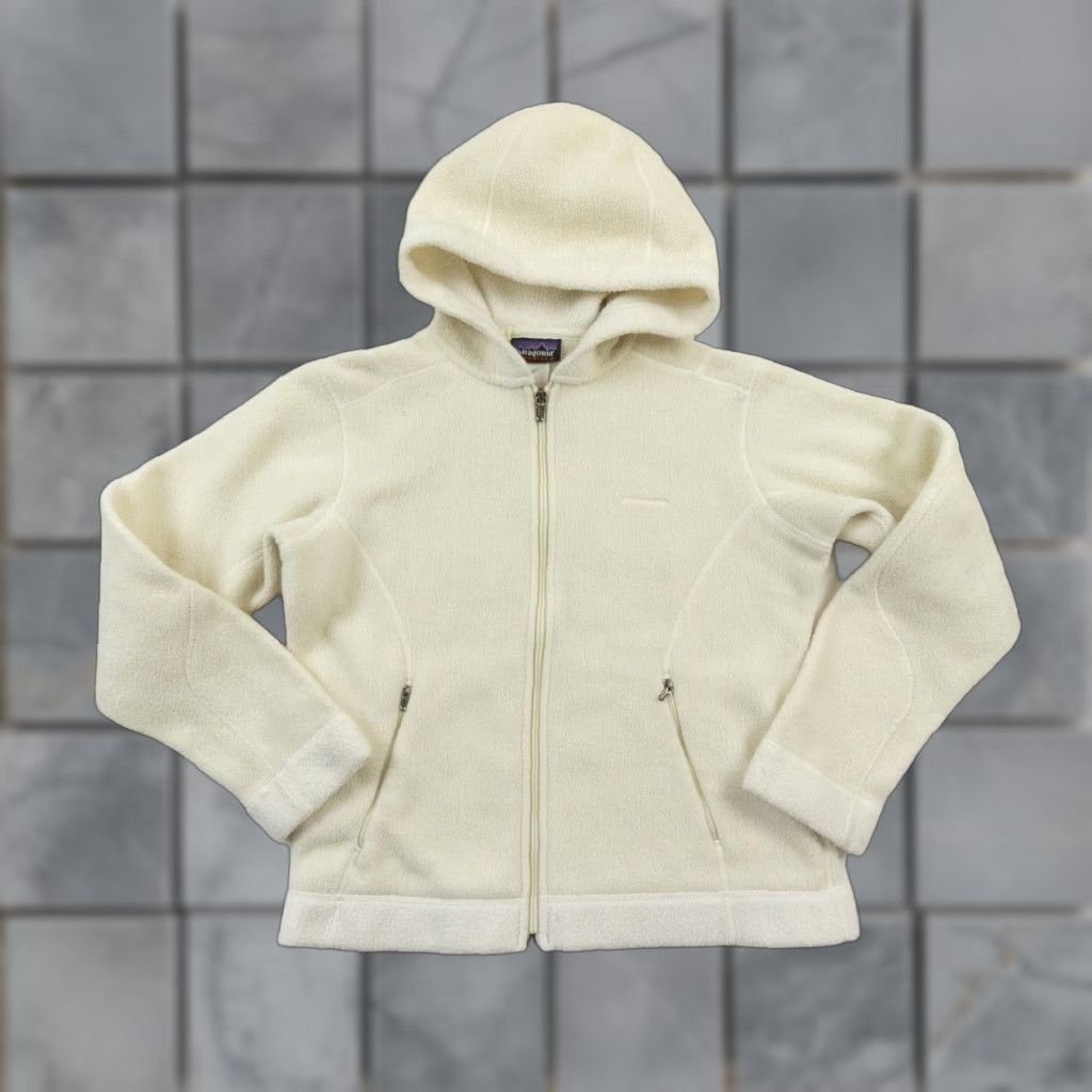 Patagonia Patagonia Jacket Womens Medium Ivory Synchilla Fleece Full Zip Ladies Outdoors Size M / US 6-8 / IT 42-44 - 1 Thumbnail