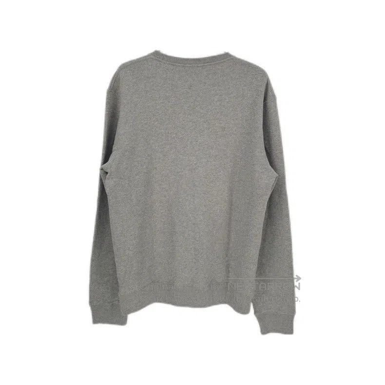 Loewe Loewe Grey woolen sweater with woven logo Size XL / US 12-14 / IT 48-50 - 2 Thumbnail