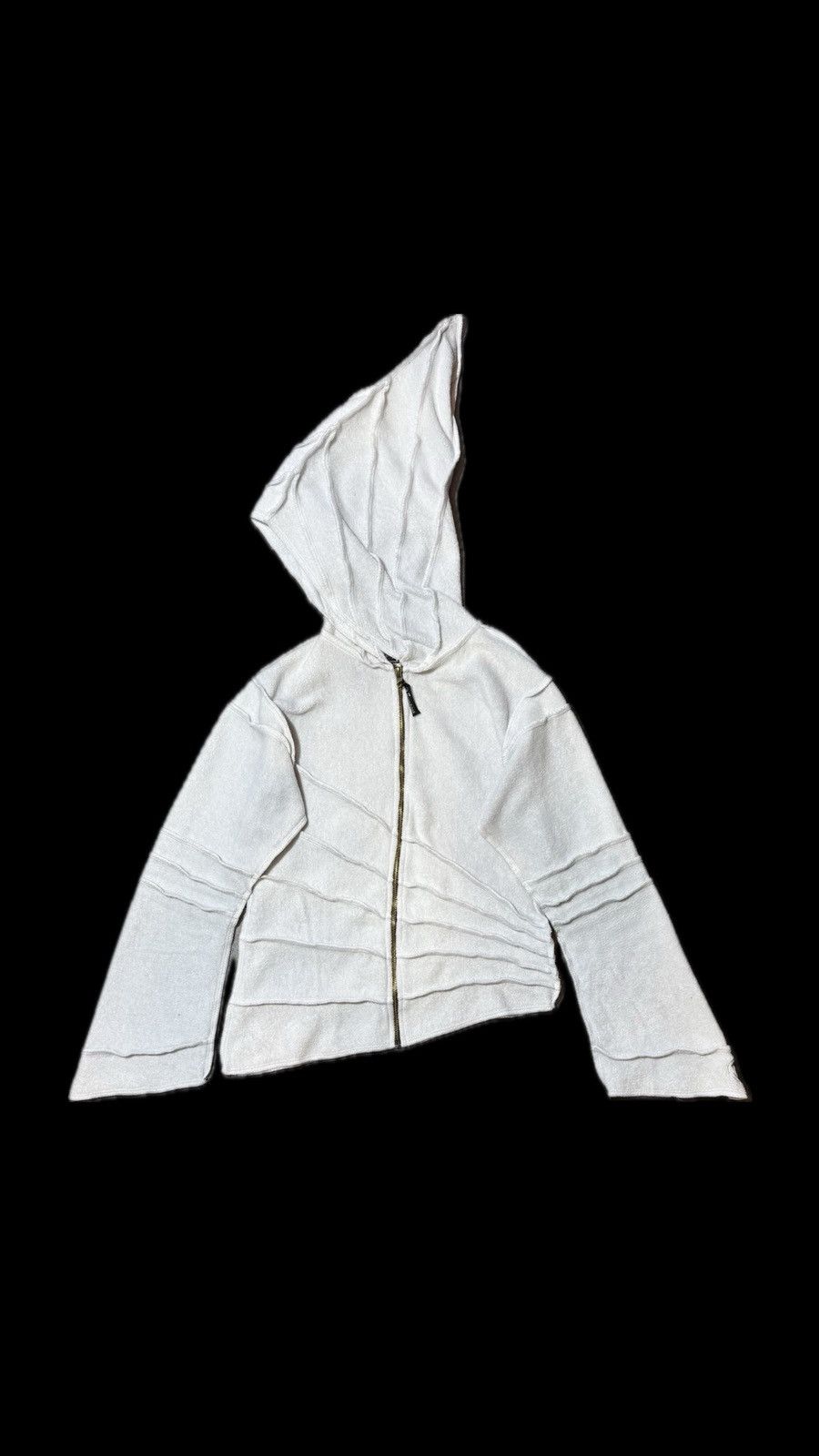 Japanese Brand × Vintage Vintage Avantgarde asymmetrical pointed hood hoodie Size M / US 6-8 / IT 42-44 - 1 Thumbnail