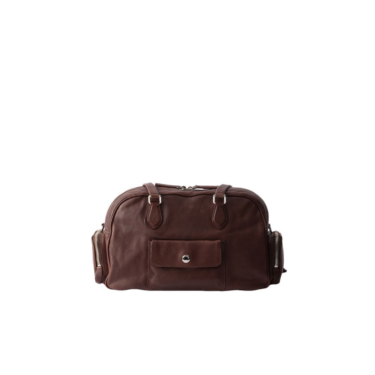 Prada PRADA $4800 Cocoa Brown Large Top Handle bag New & Authentic Size ONE SIZE - 3 Thumbnail