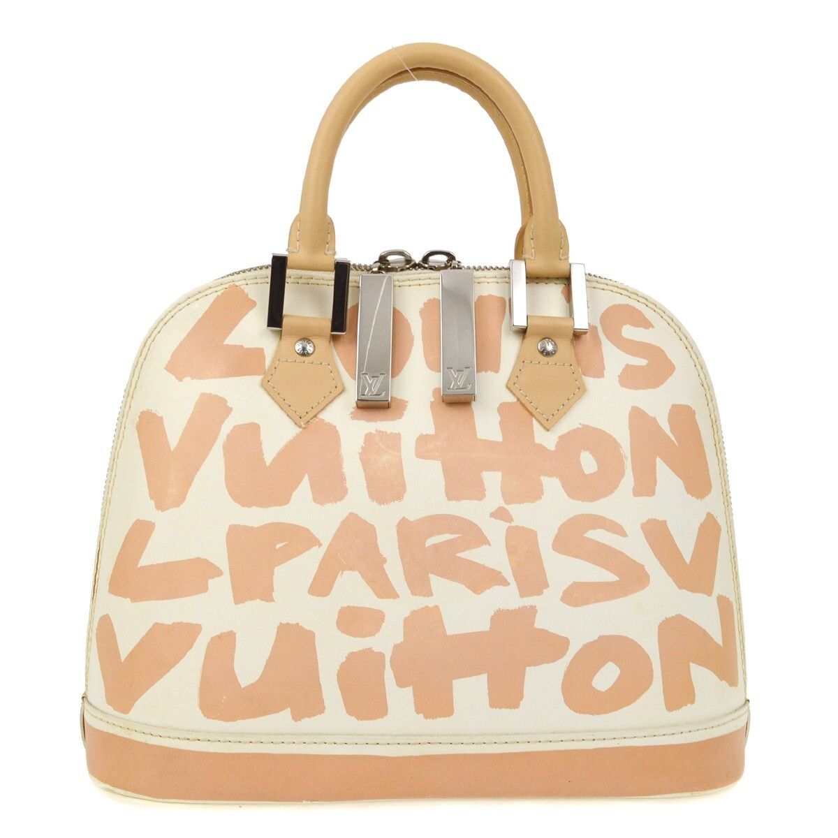 Louis Vuitton Louis Vuitton Alma Handbag Limited Edition Graffiti Leather Size ONE SIZE - 1 Thumbnail
