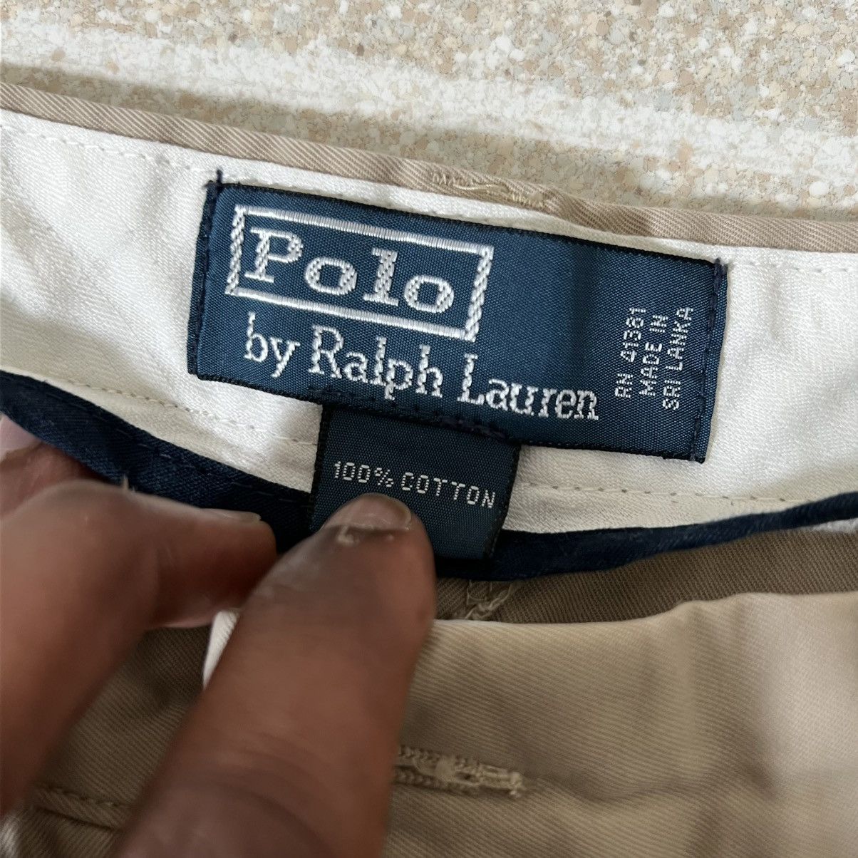 Polo Ralph Lauren VINTAGE Polo Ralph Lauren Pants Mens 34x32 Tan Chino Khaki Size US 34 / EU 50 - 4 Thumbnail