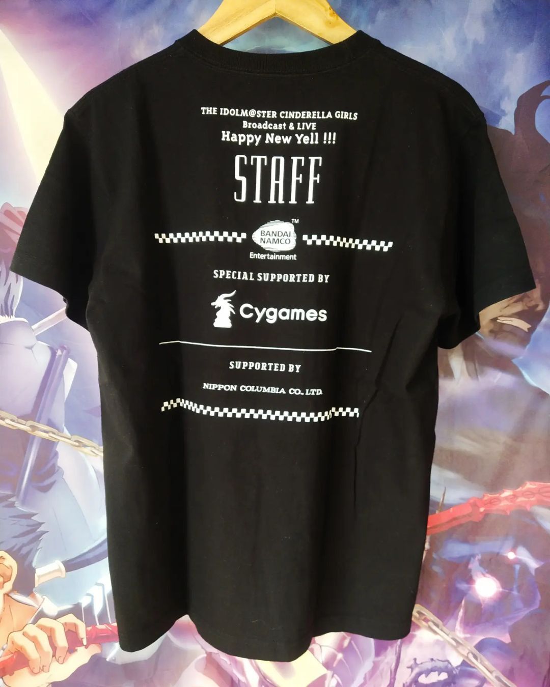 Anime × Japanese Brand The Idolm@ster Cinderella Happy New Yell Anime Idol Tees Size US M / EU 48-50 / 2 - 3 Thumbnail