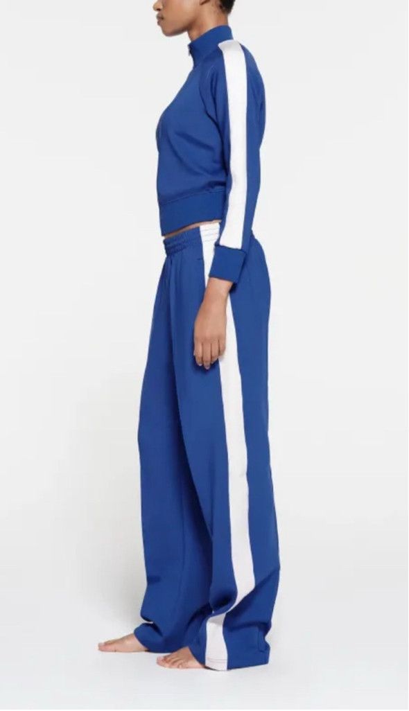 SKIMS Skims Track Straight leg Pant Cobalt 2X Size 42" / US 20 - 1 Thumbnail