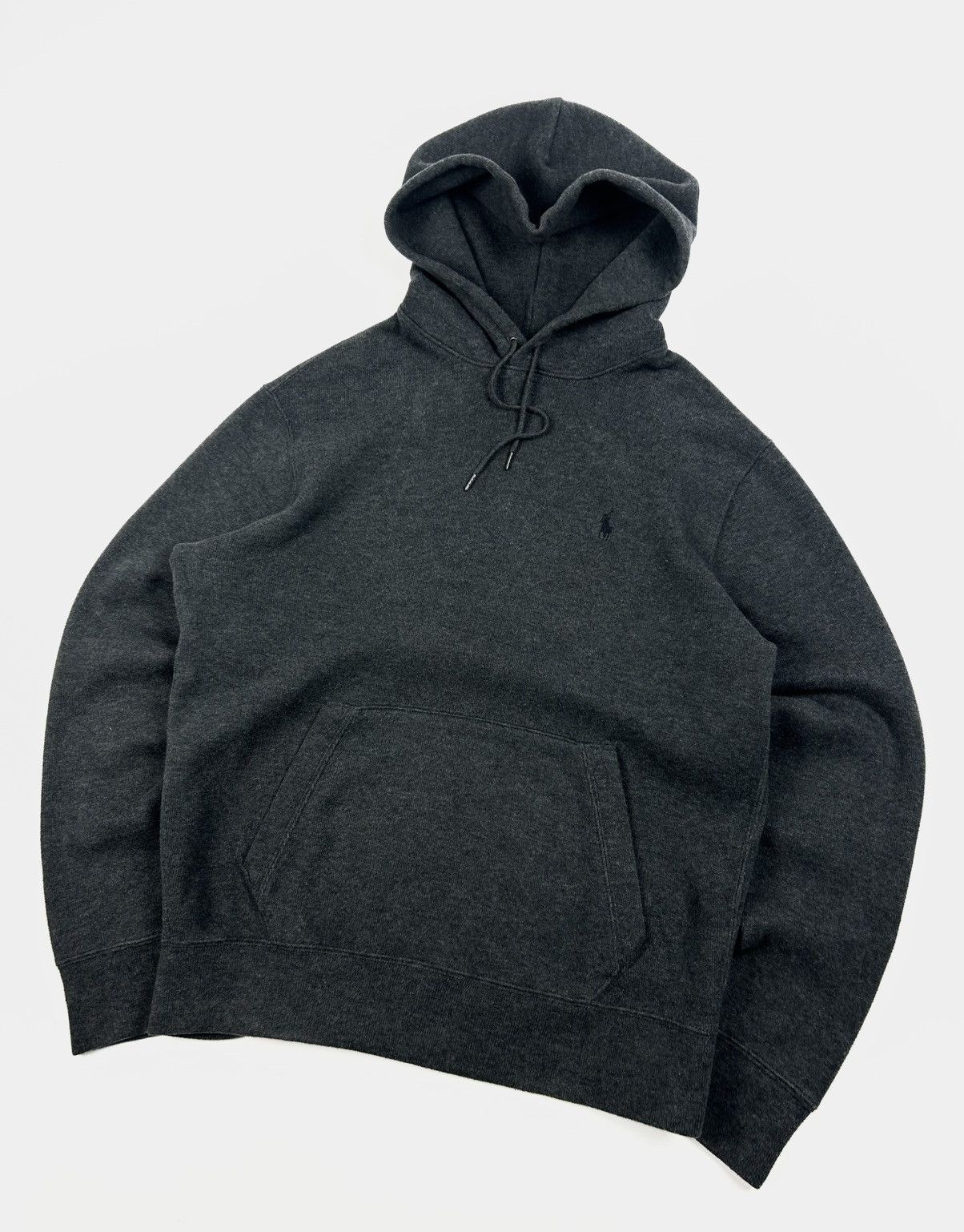 Polo Ralph Lauren × Vintage Rare Vintage Polo Ralph Lauren Hoodie Luxury Item Grey Size US M / EU 48-50 / 2 - 2 Thumbnail