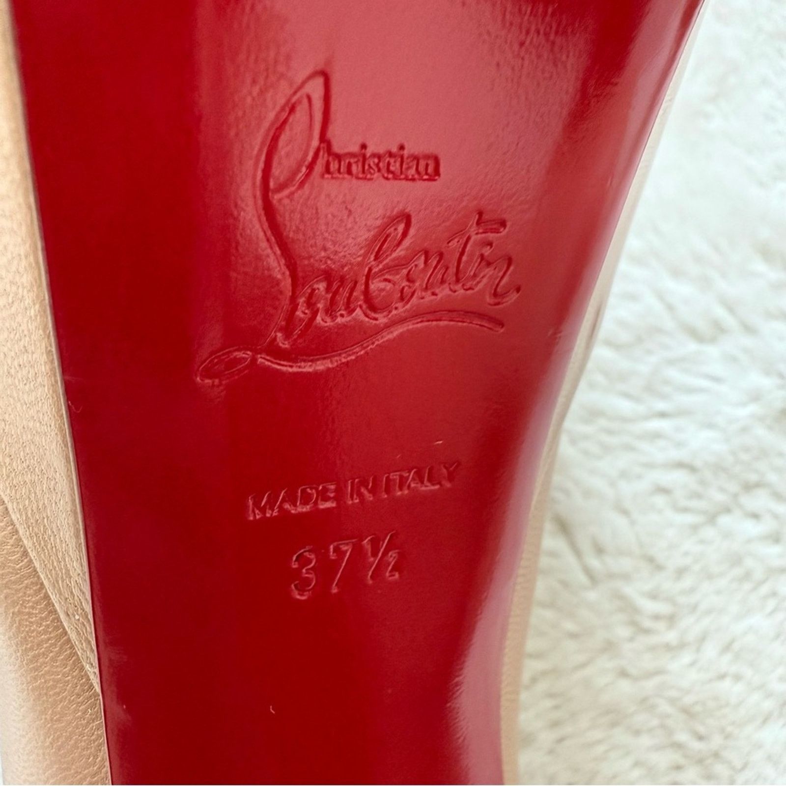 Christian Louboutin NEW!!! Christian Louboutin pump Alta 160 37.5 Retail 1195$ Size US 7.5 / IT 37.5 - 5 Thumbnail
