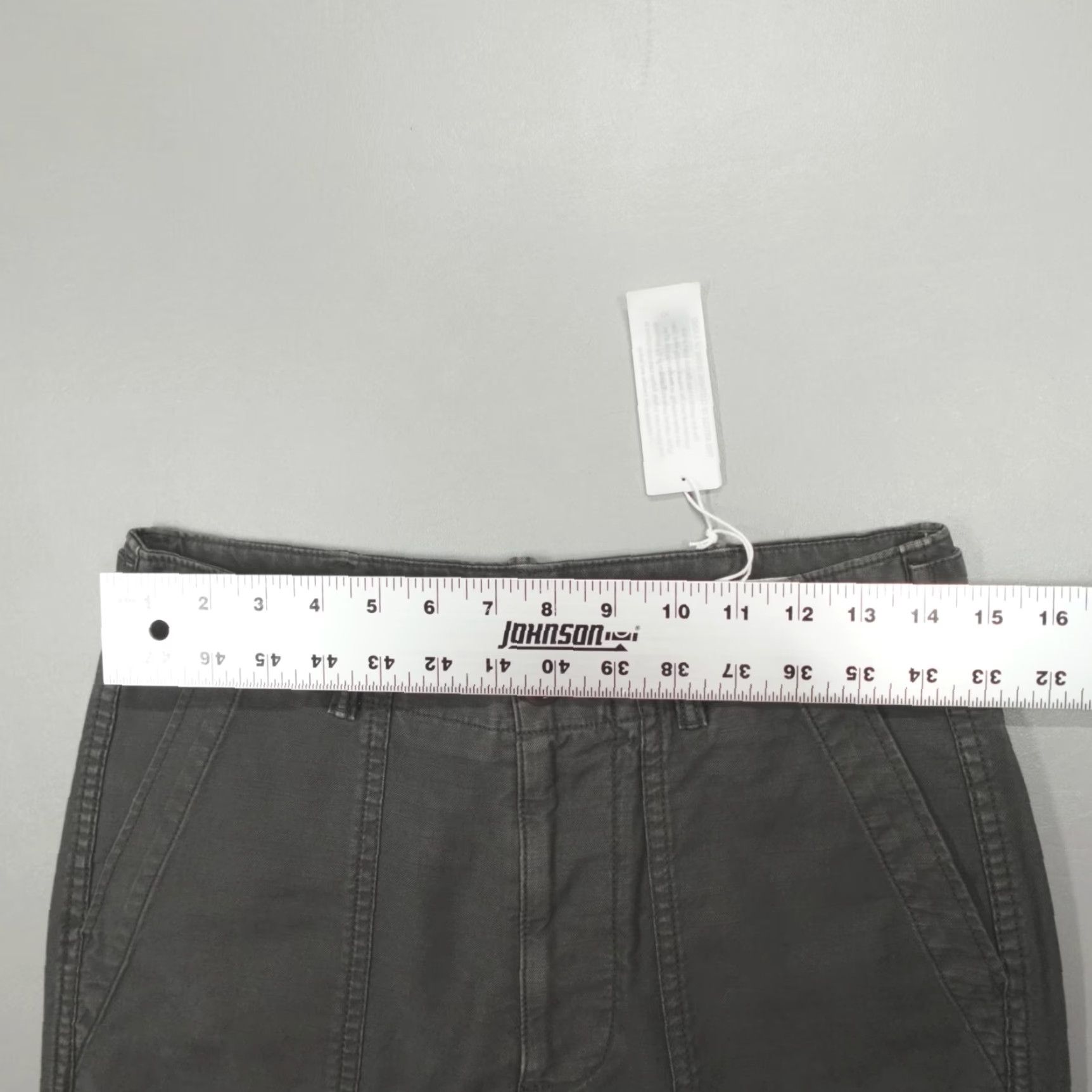 Outerknown Outerknown The Utilitarian Pants Men 28x32 Organic Cotton SOT Grey Cargo Pants Straight Leg Regular Fit (Gray) Size US 28 / EU 44 - 6 Thumbnail