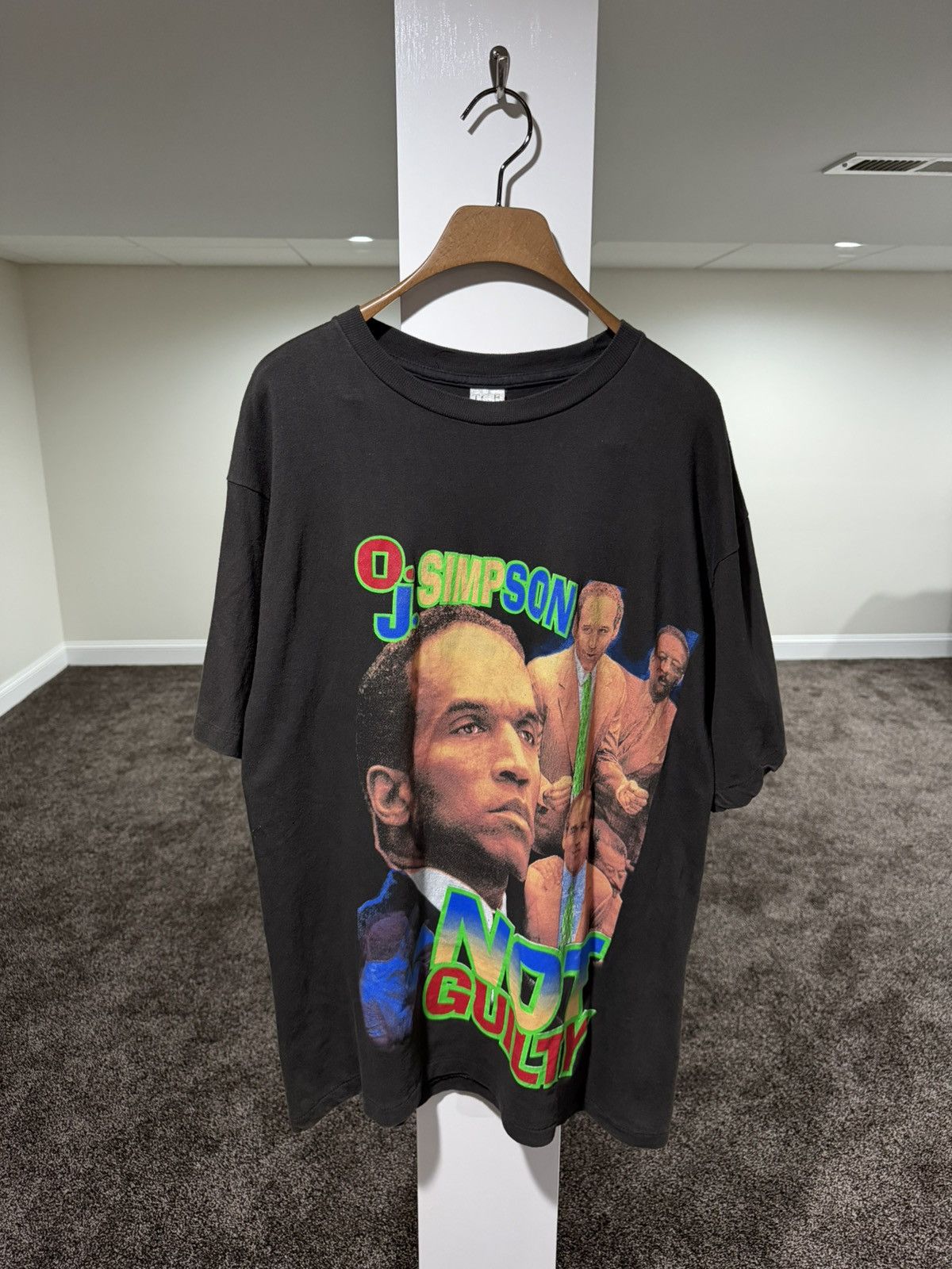 Vintage Vintage OJ Simpson Not Guilty Juice is Loose Rap Tee T-Shirt Size US XL / EU 56 / 4 - 16 Thumbnail