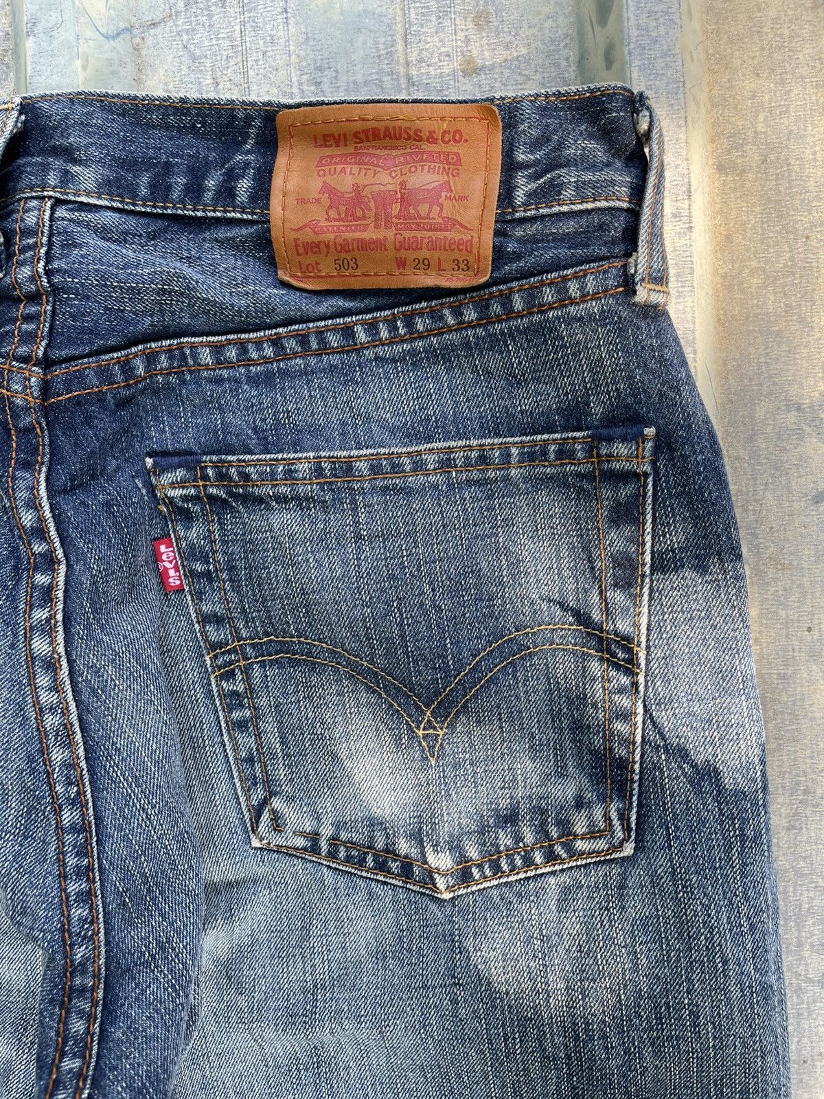 Japanese Brand × Vintage Blue Vintage Levi’s 503 jeans Size US 29 - 6 Thumbnail