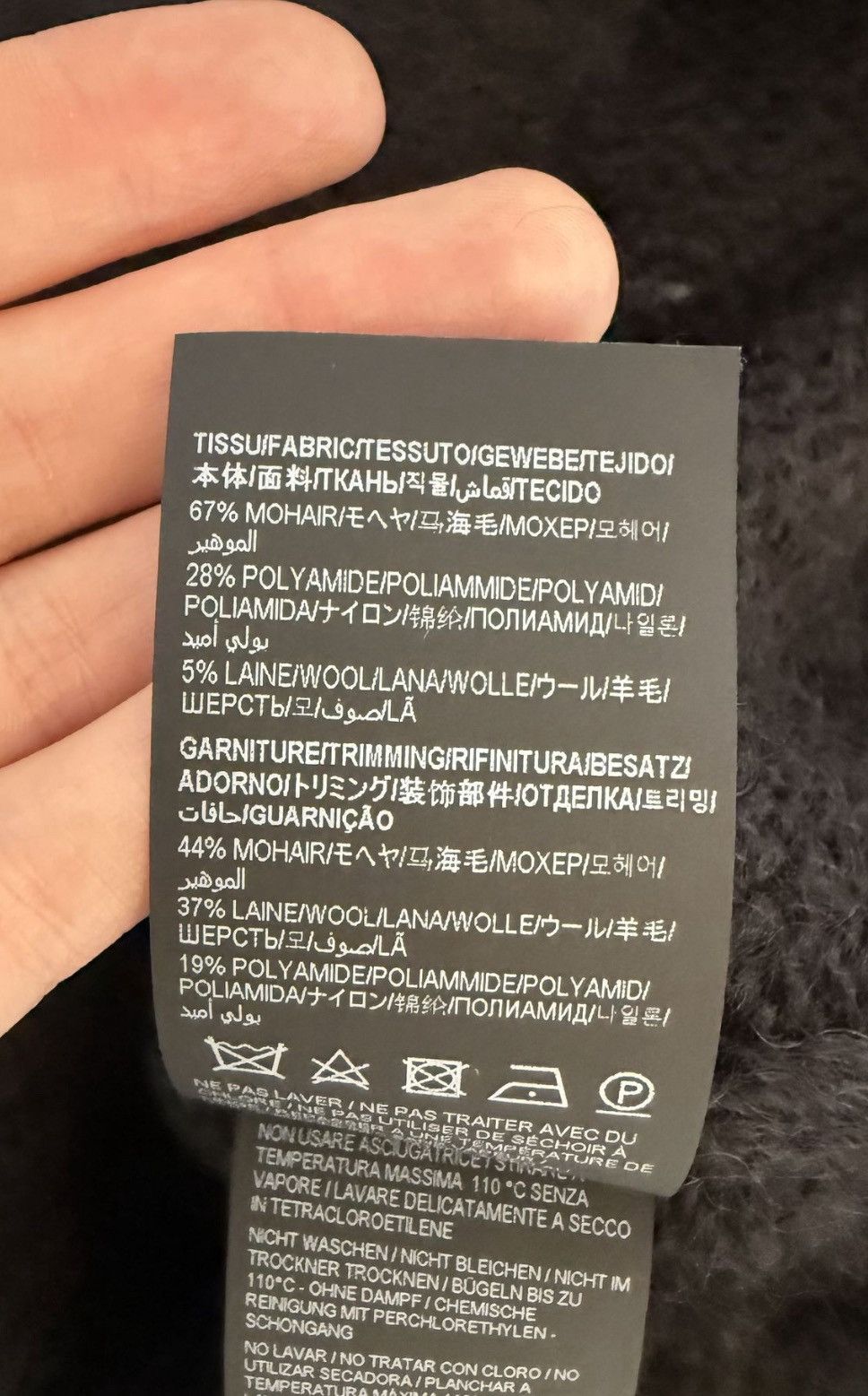 Saint Laurent Paris $2K VALUE FW24 90s Sweater in Mohair Size US M / EU 48-50 / 2 - 5 Thumbnail