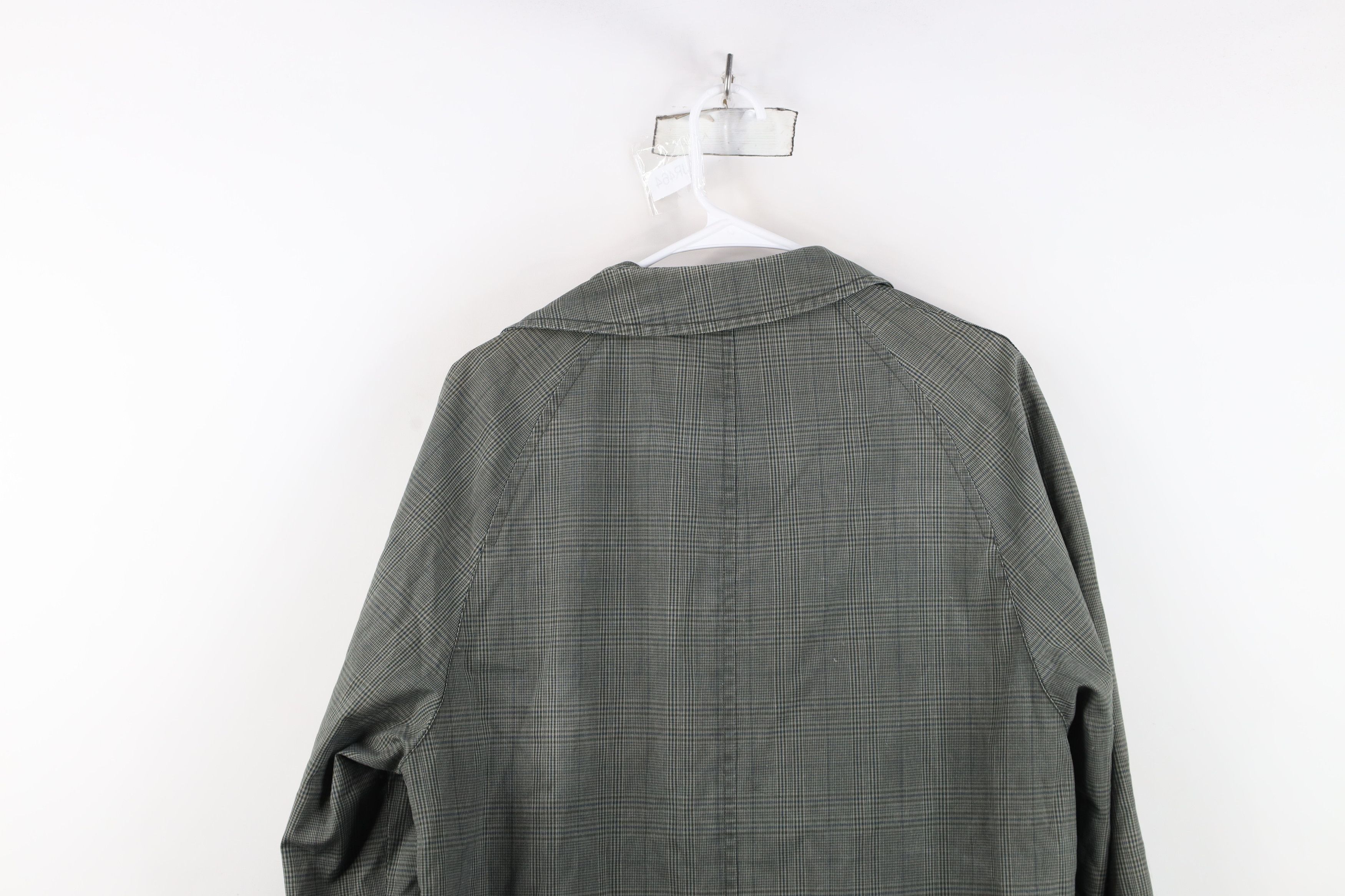 Vintage Vintage 60s 70s Streetwear Trench Coat Rain Jacket USA Plaid Size US L / EU 52-54 / 3 - 13 Thumbnail