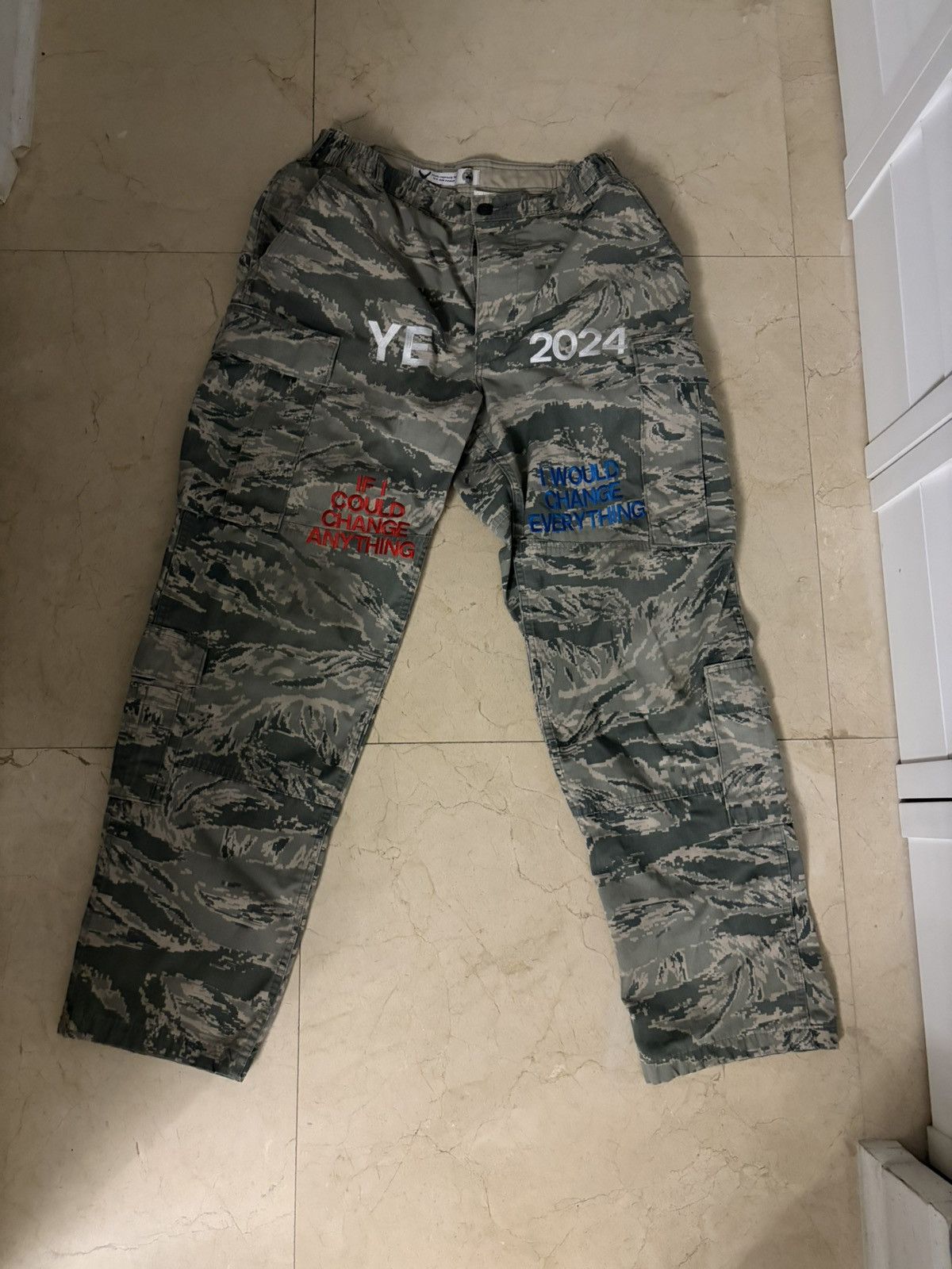 Other UNRELEASED YE 2024 CAMO AIRFORCE PANTS Size US 32 / EU 48 - 1 Thumbnail