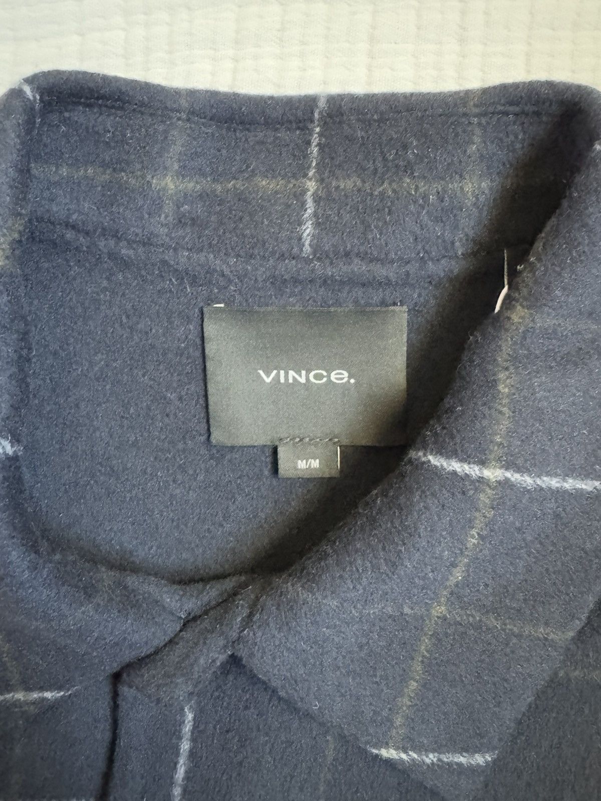 Vince Vince Navy Short Jacket Wool Size US M / EU 48-50 / 2 - 2 Thumbnail
