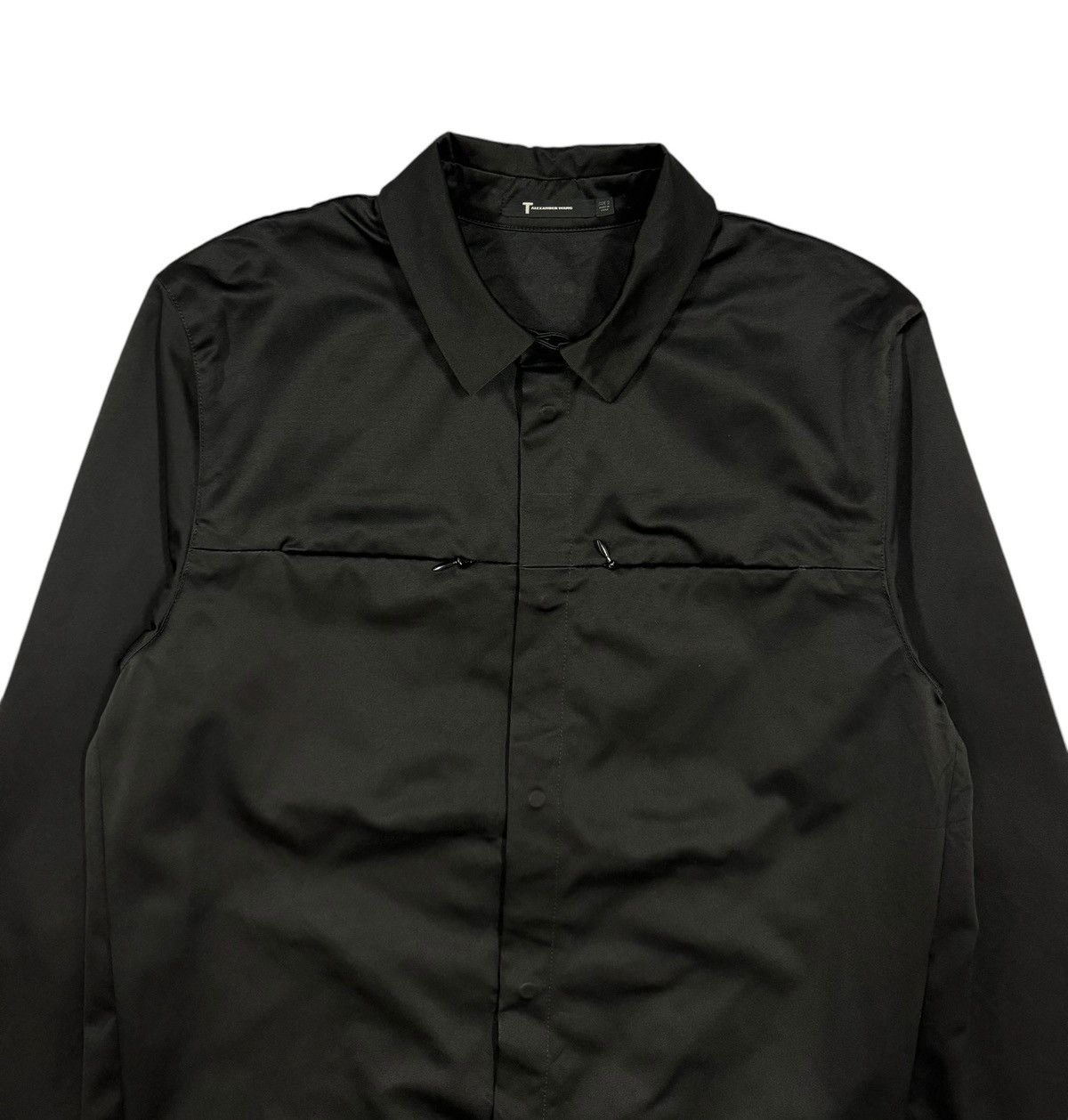 Alexander Wang Authentic🔥Alexander Wang Black Snap Shirt Jacket Size US S / EU 44-46 / 1 - 6 Thumbnail