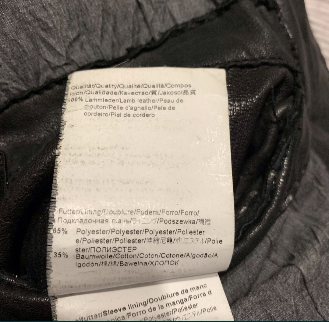 Hugo Boss Hugo Boss Multipocket Heavy Leather Jacket Size US L / EU 52-54 / 3 - 6 Thumbnail