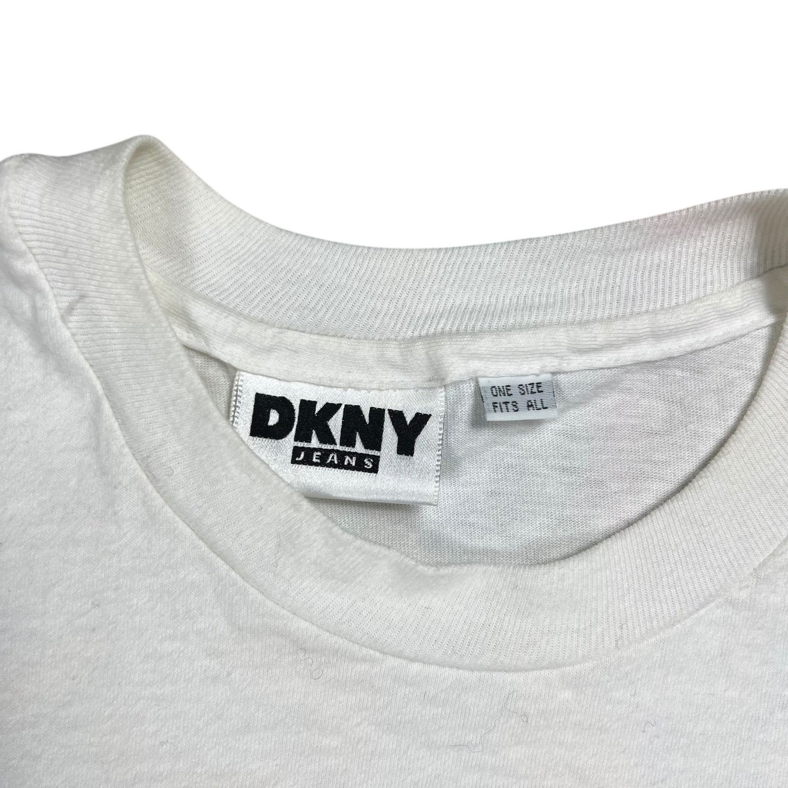DKNY × Vintage Vintage 90s DKNY fish promo tee (L) Size US L / EU 52-54 / 3 - 6 Thumbnail