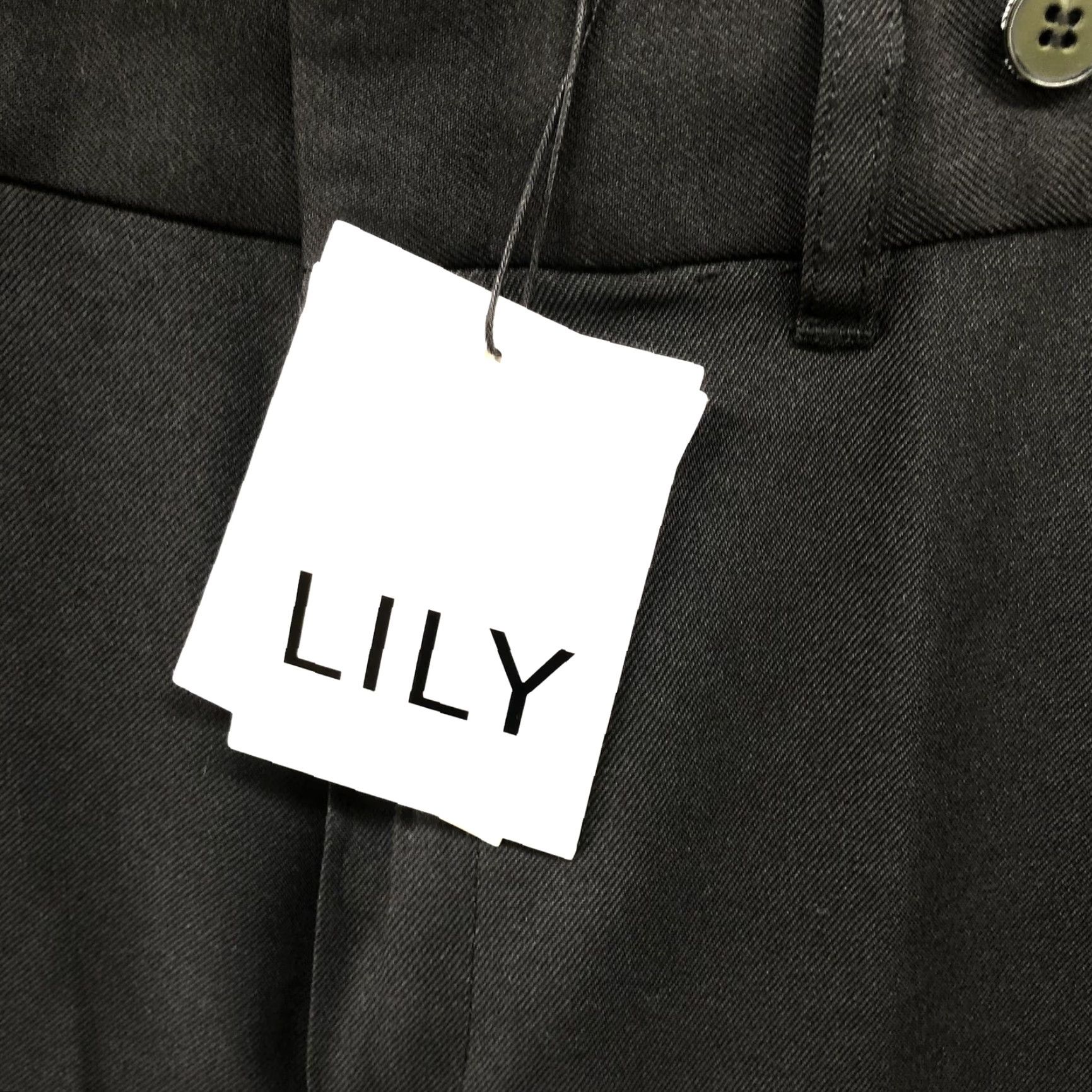 Vintage NWT Lily High Waisted Black Dress Pants Womens XL Relaxed Cropped Trouser Size 40" / US 18 - 6 Thumbnail