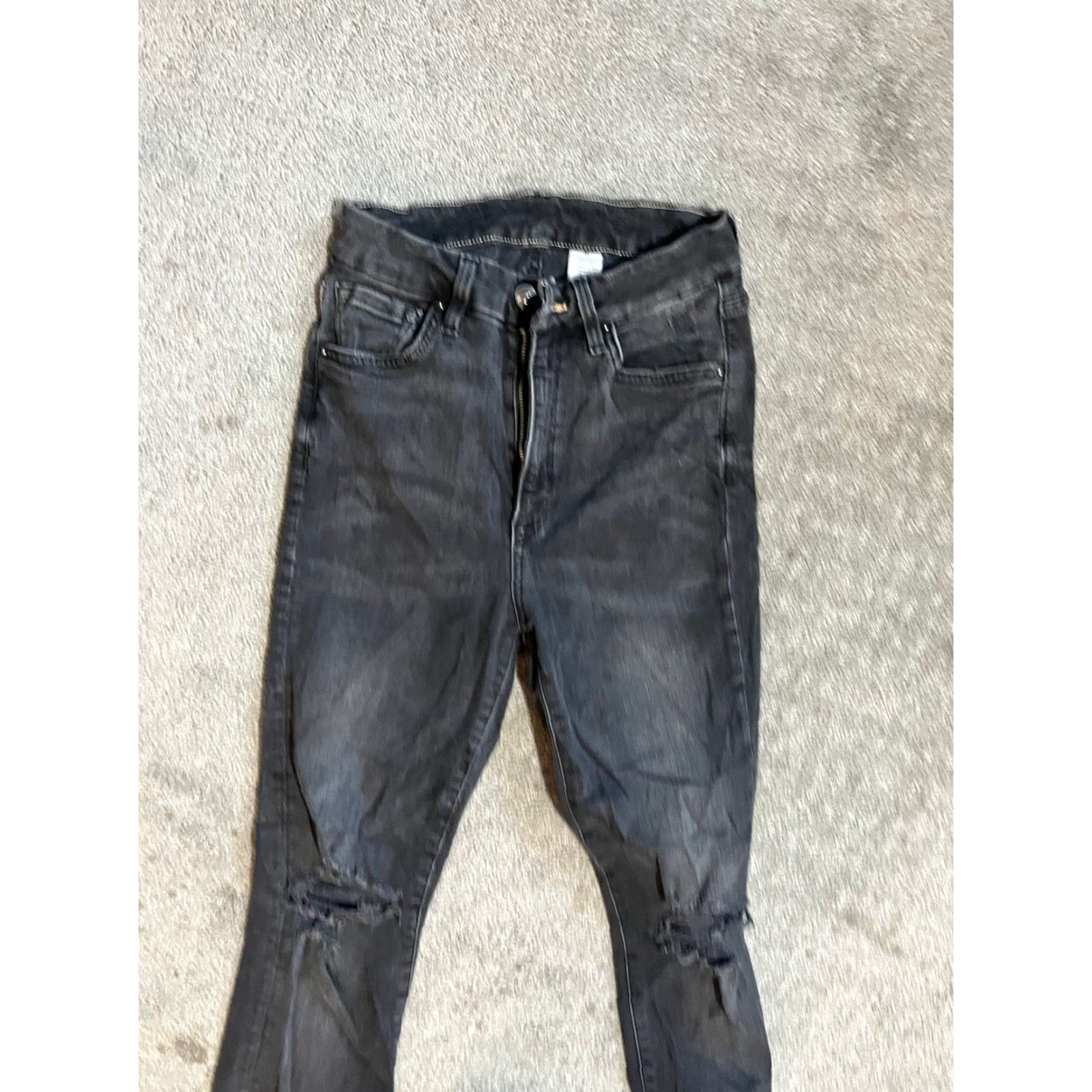 Vintage And & Denim Jeans Black Jeggings High Waist Women’s 27 Jeans Jegging 27 Black Denim Size 27" / US 4 / IT 40 - 2 Thumbnail