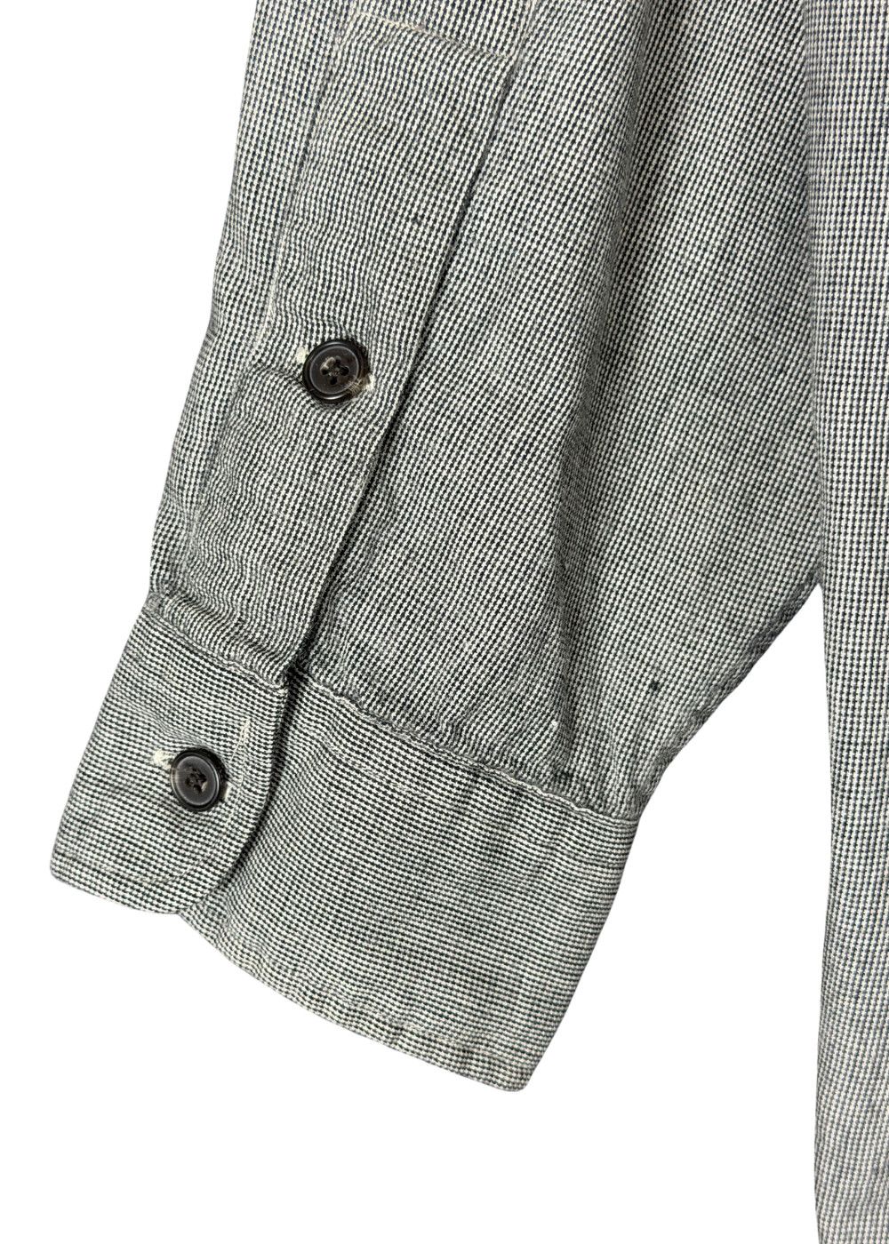 90s PRL Whitfield Cotton-Wool Workshirt-Micro-Check image 7