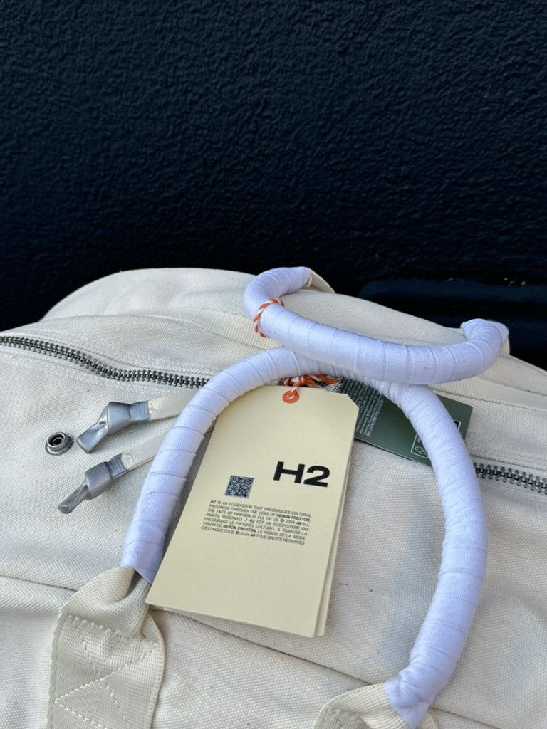 H&M × Heron Preston H&M Heron Preston H2 Collection Canvas Weekend Bag Size ONE SIZE - 5 Thumbnail