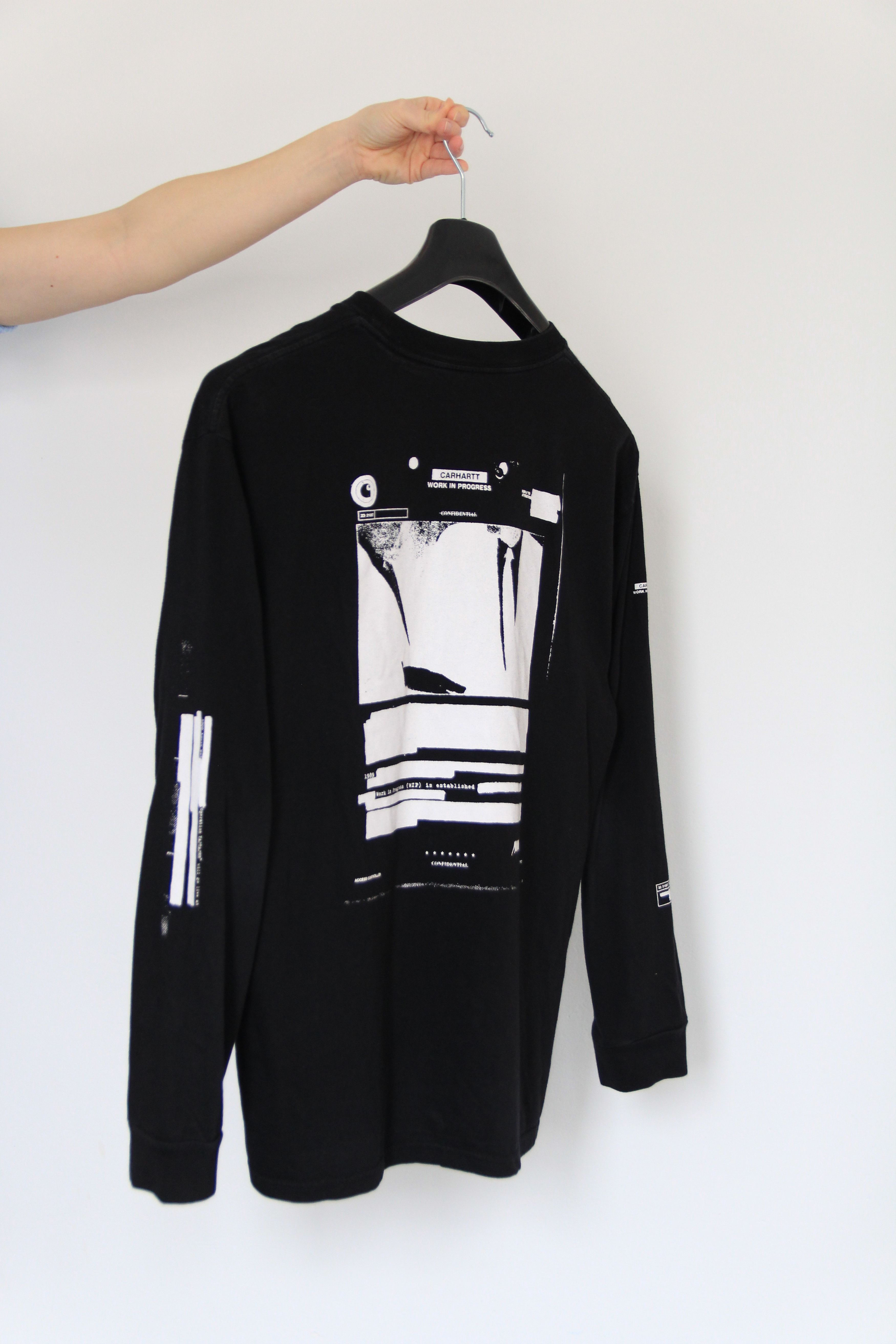 Carhartt × Carhartt Wip Carhartt Wip Silk Screen Printed Long Sleeve Shirt Size US L / EU 52-54 / 3 - 5 Thumbnail