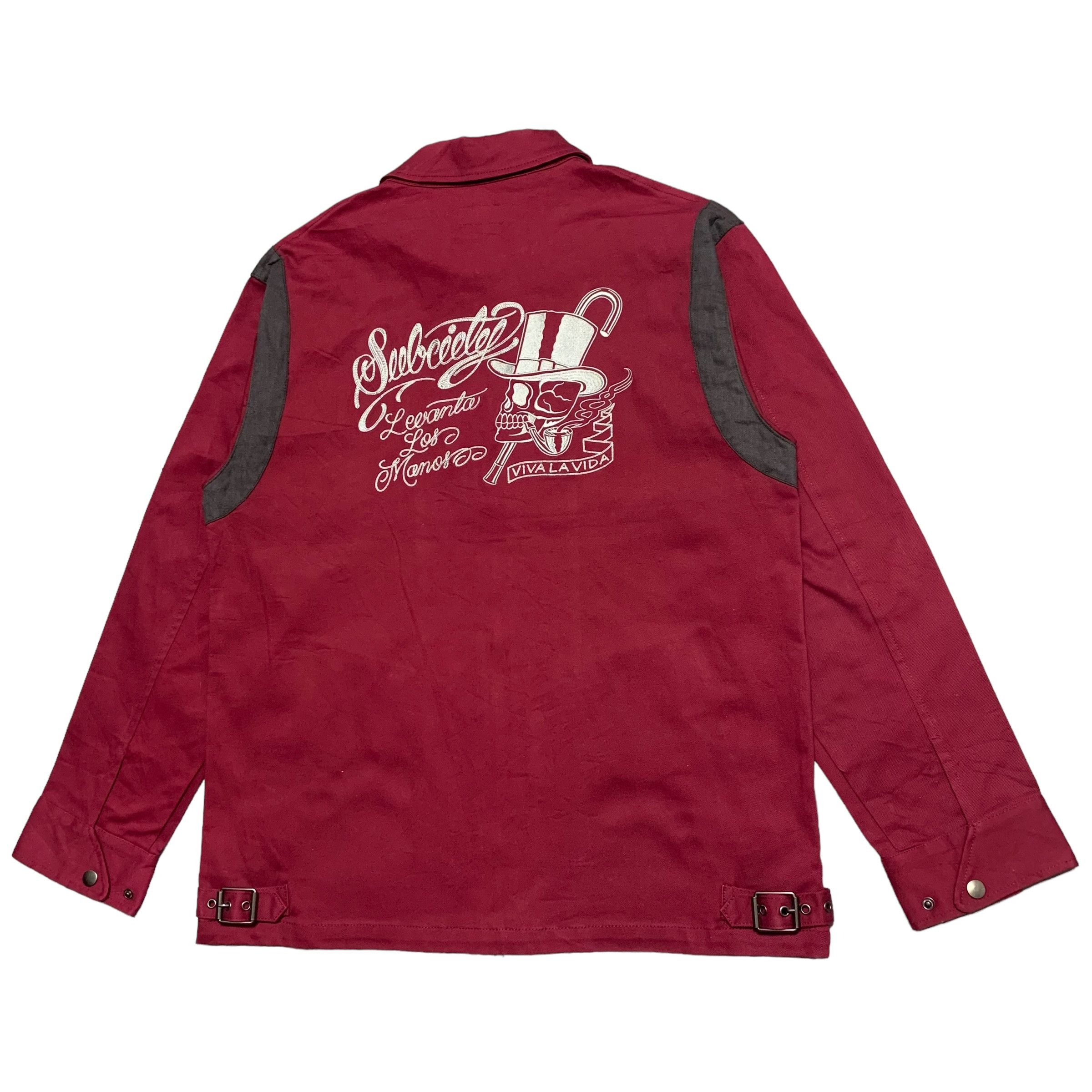 Japanese Brand Subciety Viva Lavida Embroidery Jacket Size US M / EU 48-50 / 2 - 2 Thumbnail