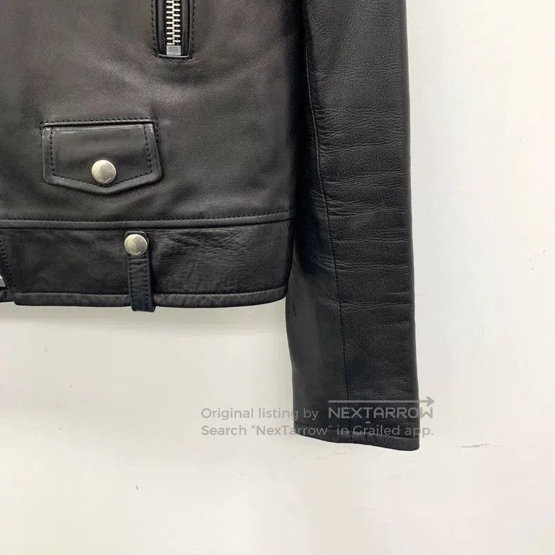 Yves Saint Laurent Yves Saint Laurent Black Leather Jacket. Size US S / EU 44-46 / 1 - 4 Thumbnail